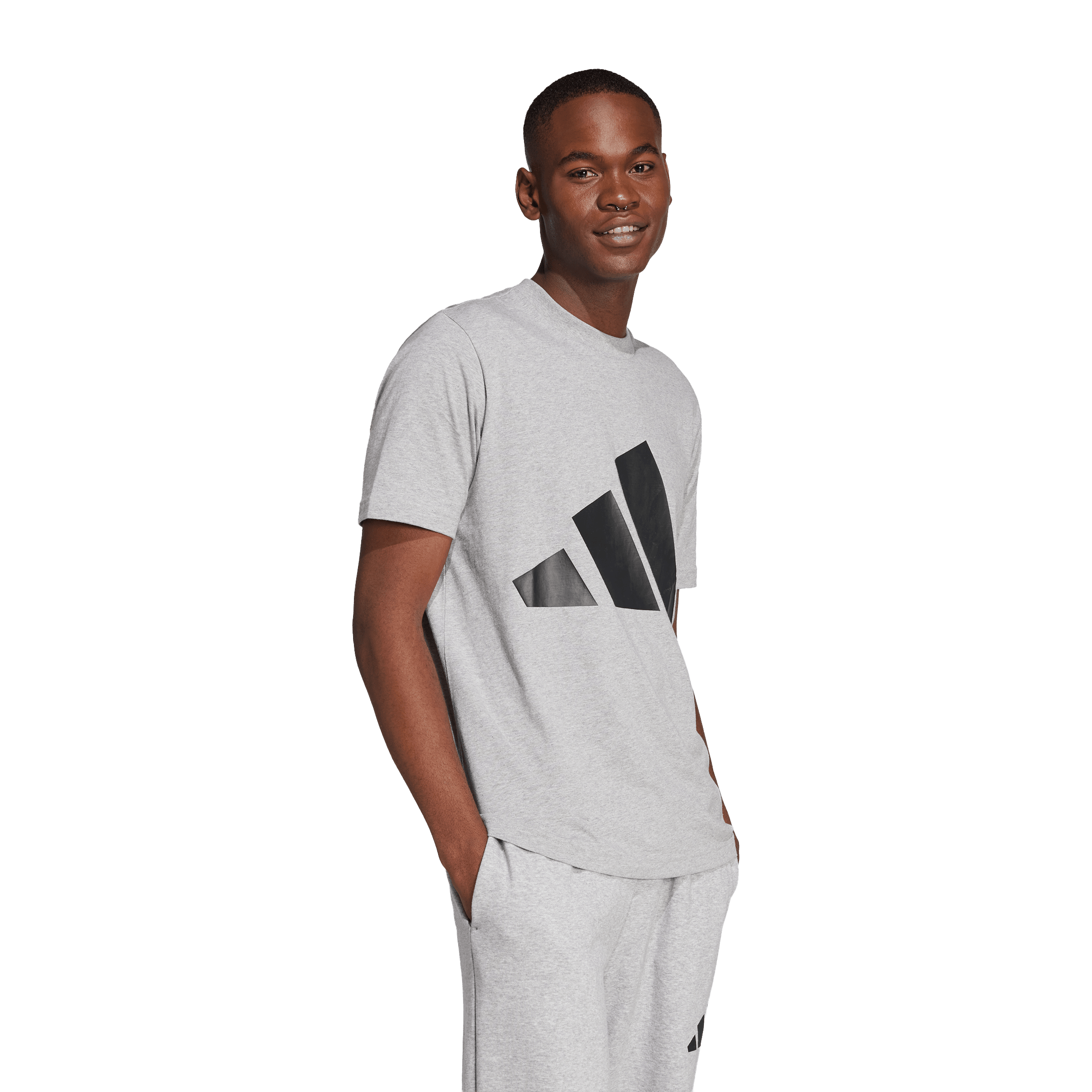 Mens adidas Essentials Big Logo Tee