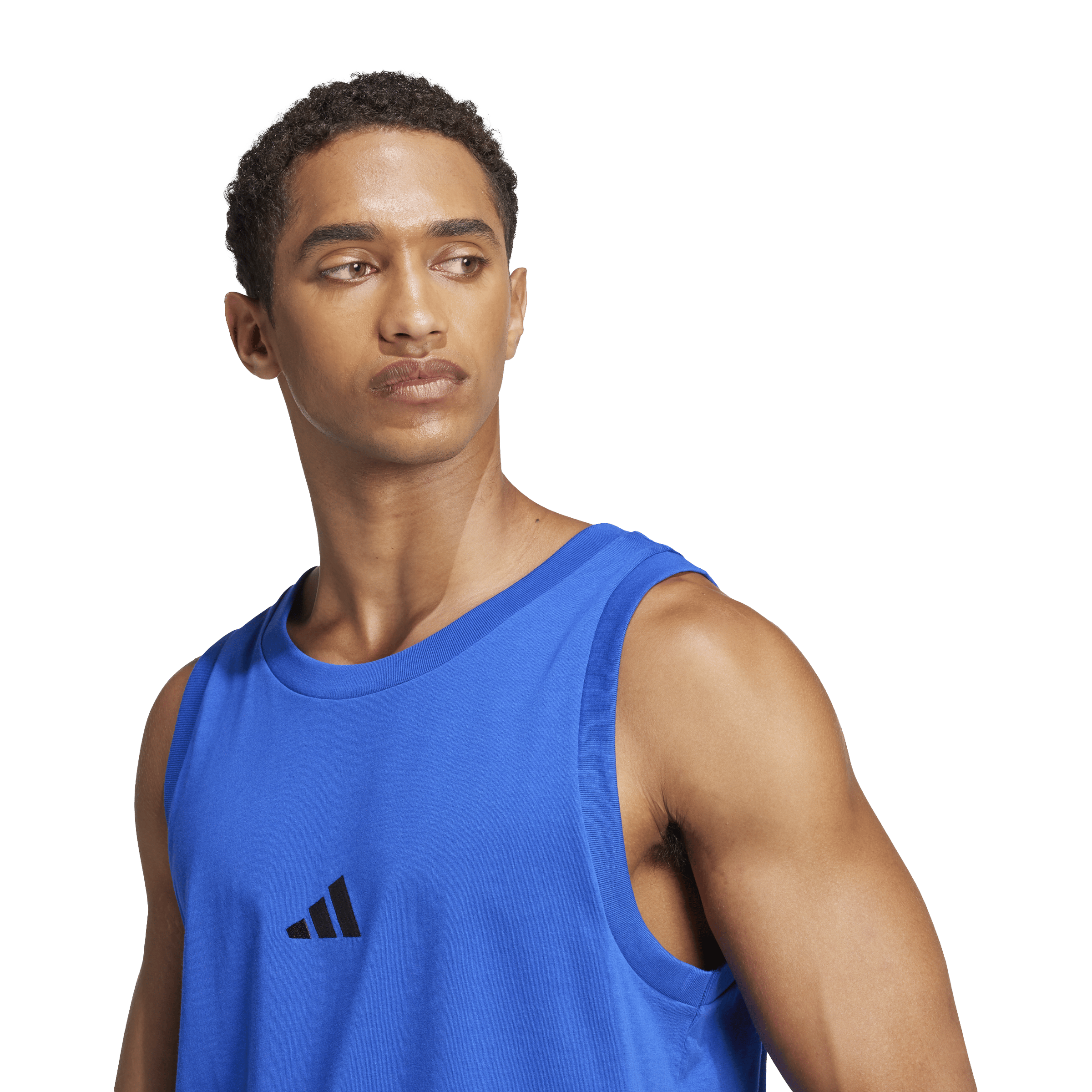 Mens adidas Essentials Small Logo Tank Top