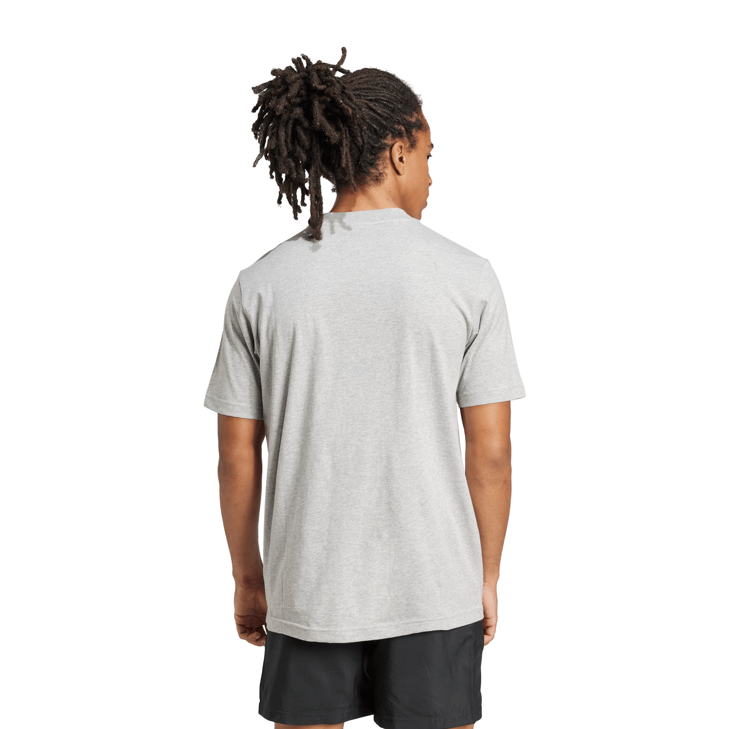 Mens adidas Essentials Small Logo Single Jersey Tee