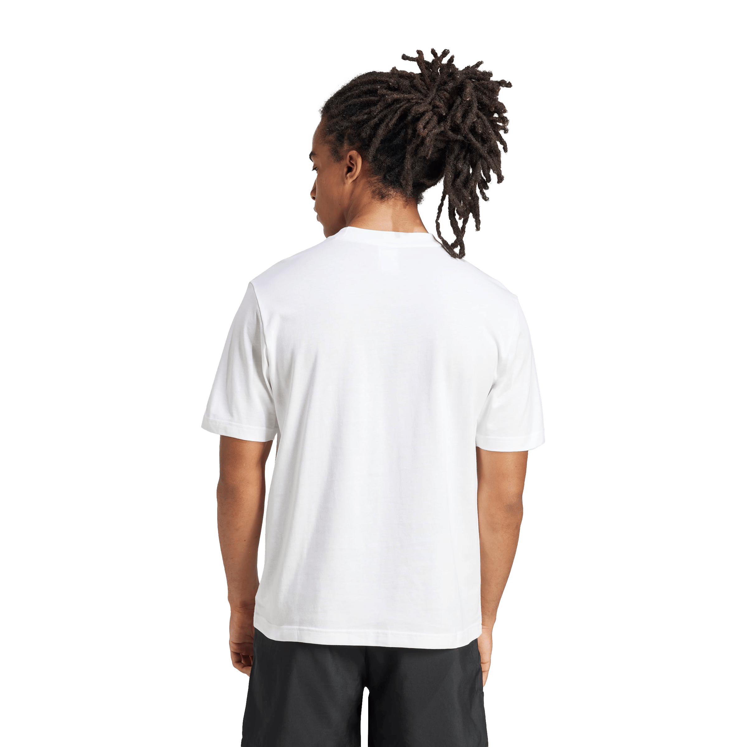 Mens adidas Essentials Small Logo Single Jersey Tee