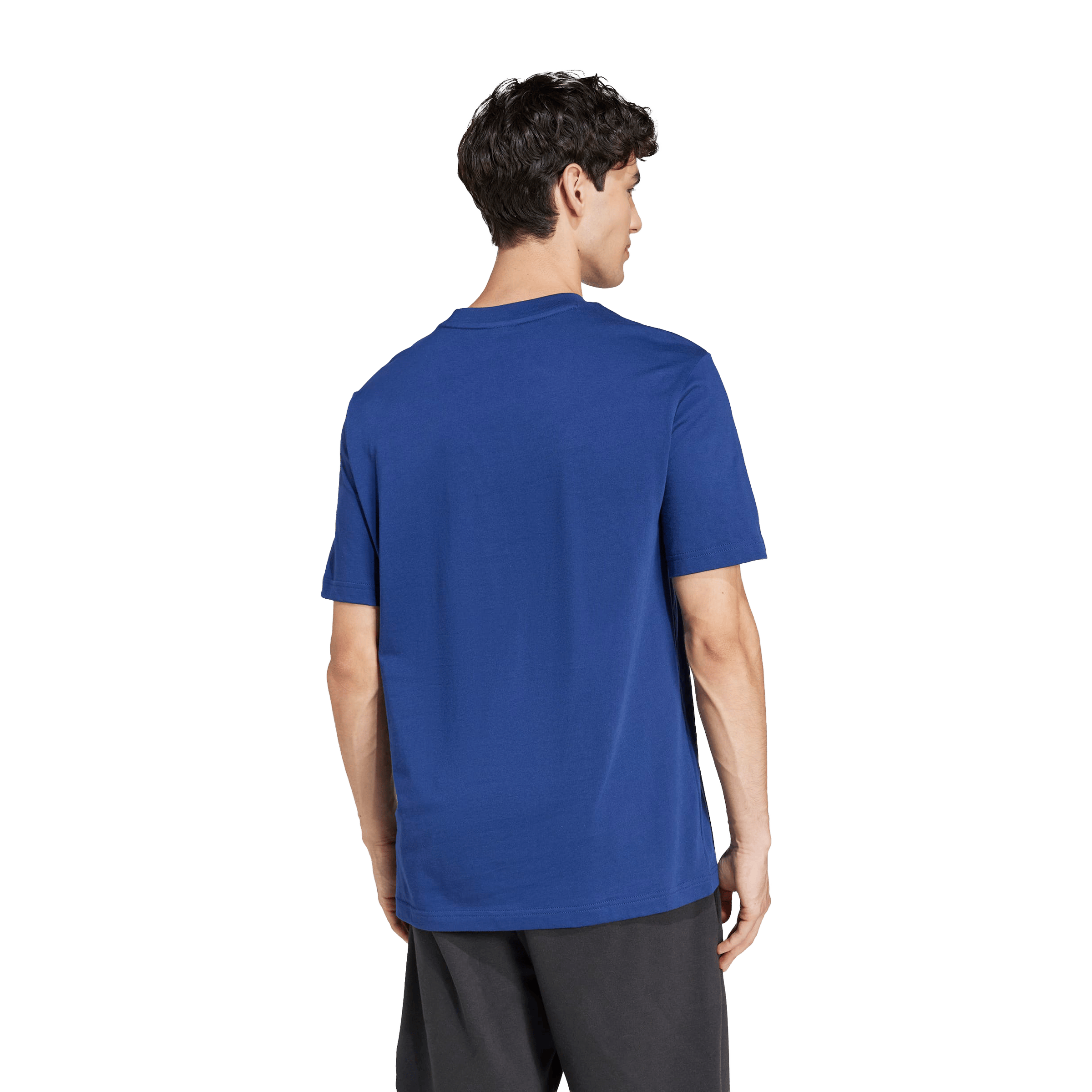 Mens adidas Essentials Small Logo Single Jersey Tee