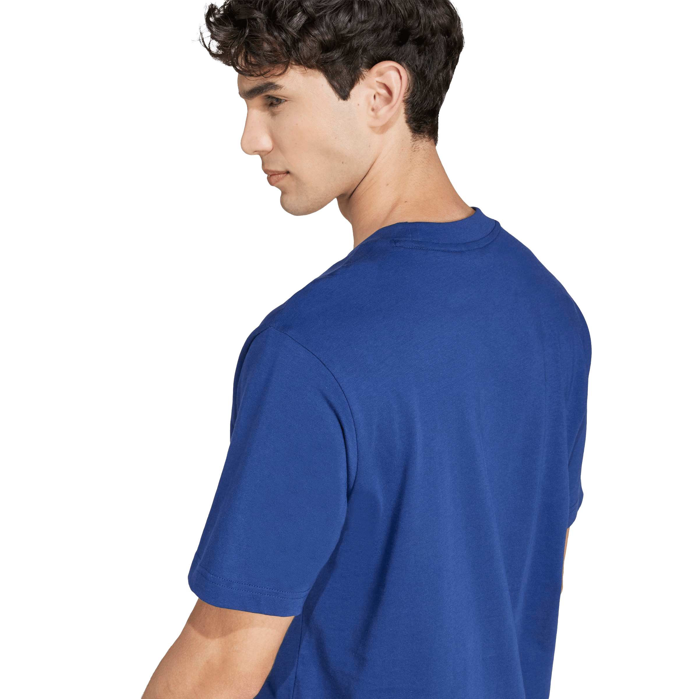 Mens adidas Essentials Small Logo Single Jersey Tee