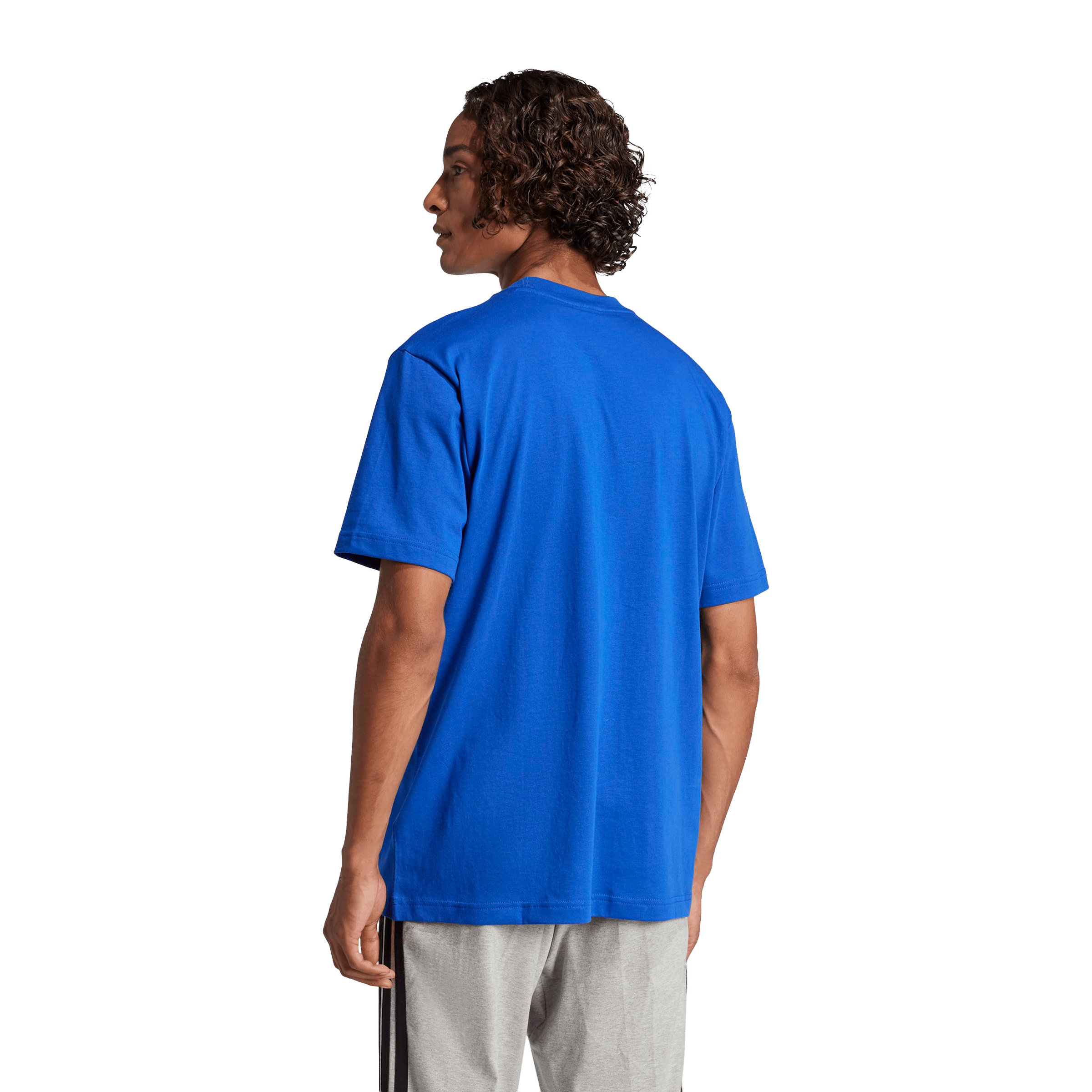 Mens adidas Essentials Small Logo Single Jersey Tee