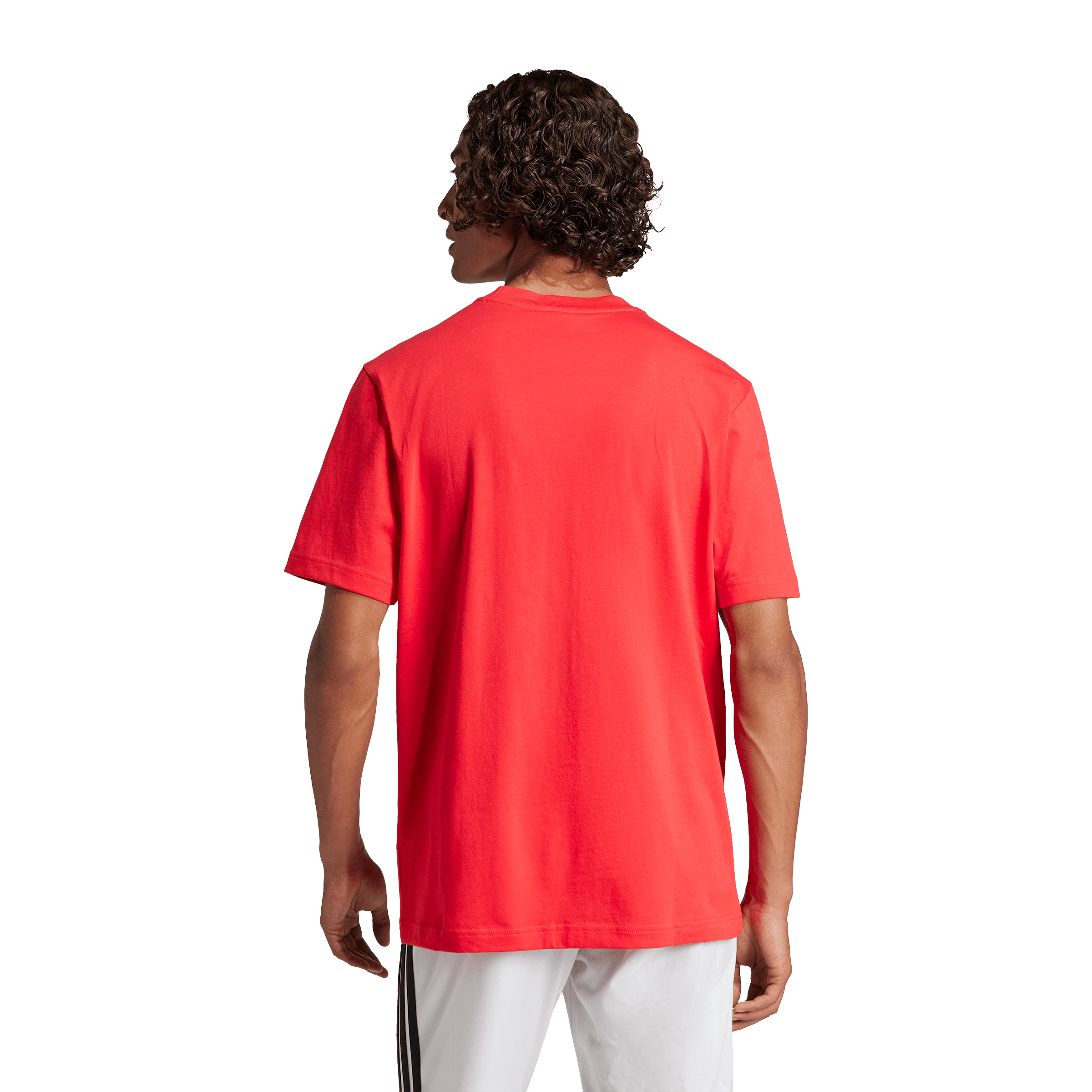 Mens adidas Essentials Small Logo Single Jersey Tee