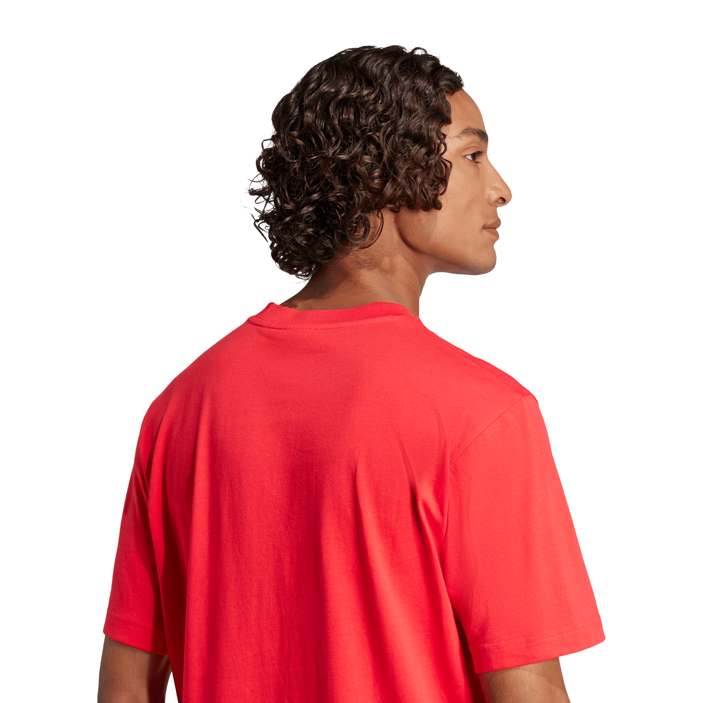 Mens adidas Essentials Small Logo Single Jersey Tee