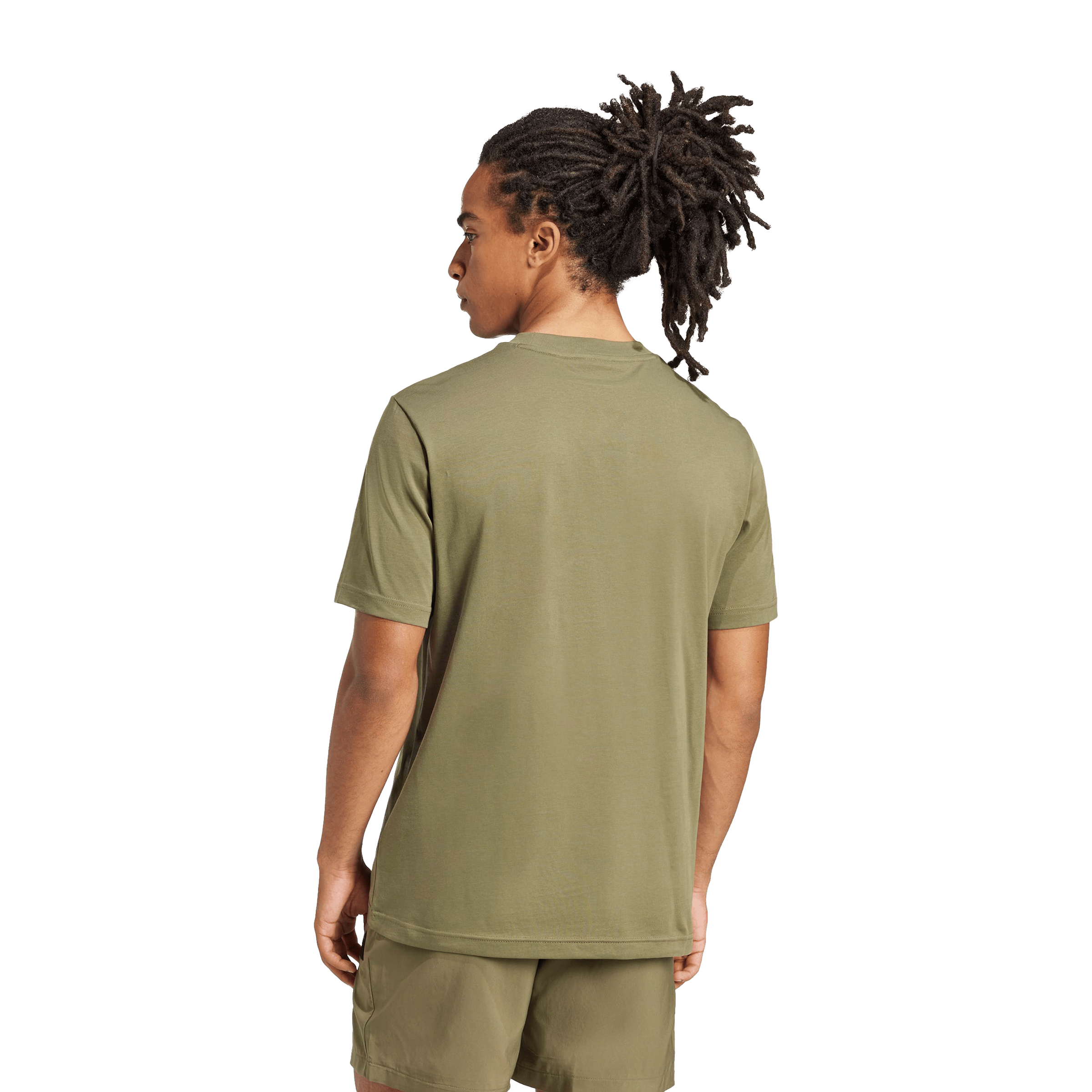 Mens adidas Essentials Small Logo Single Jersey Tee