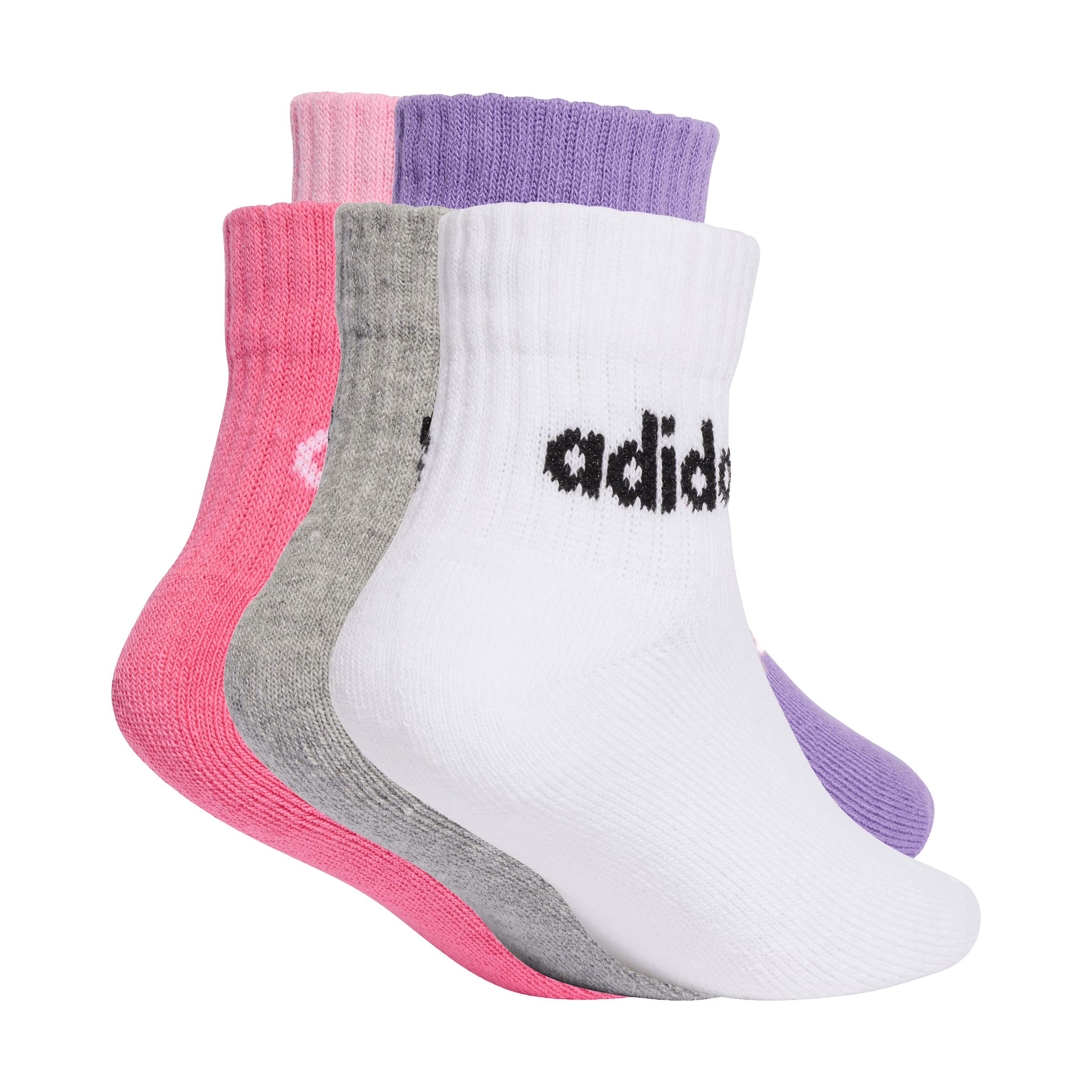 Kids adidas Linear (5pk) Ankle Socks