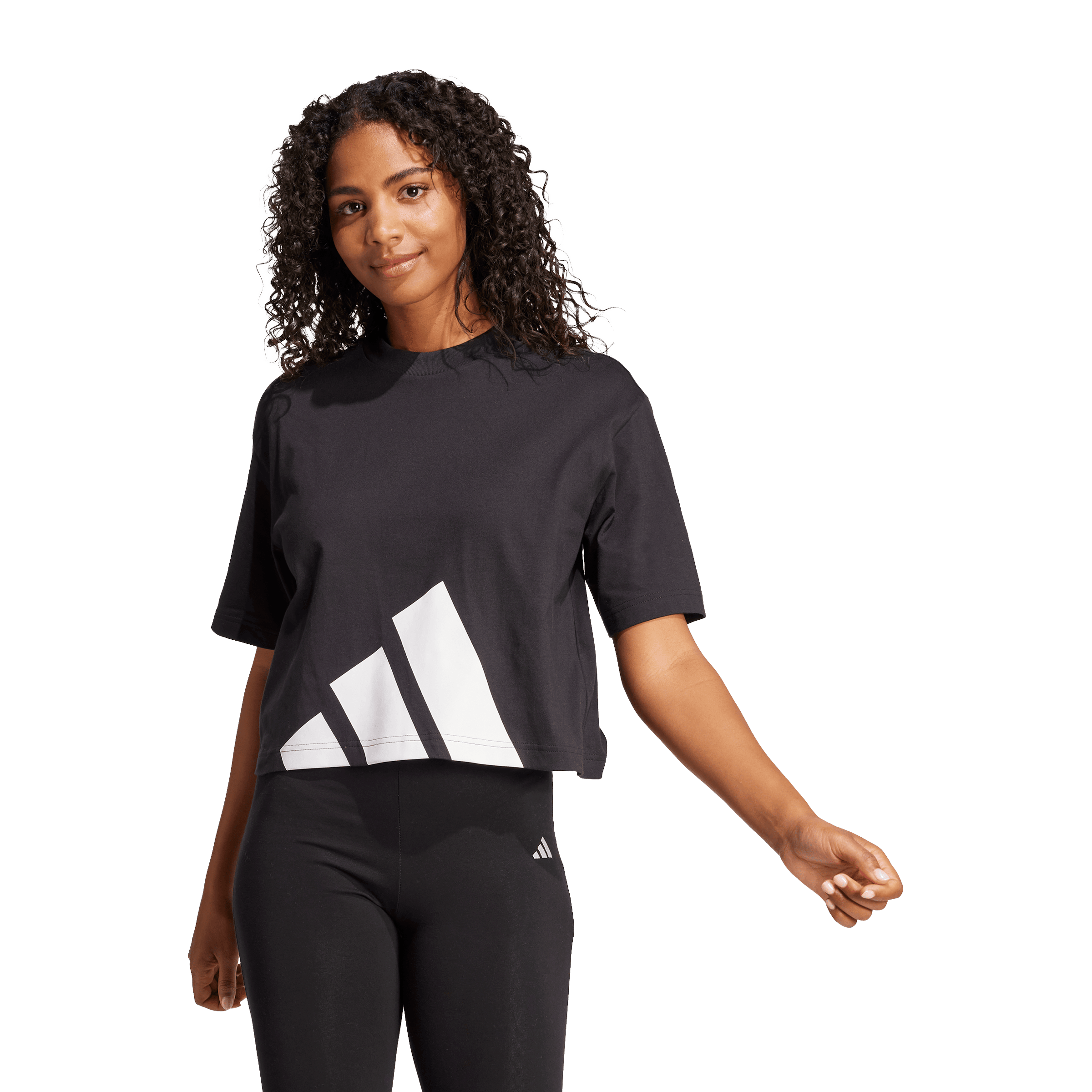 Womens adidas Essentials Big Logo Boyfriend Tee