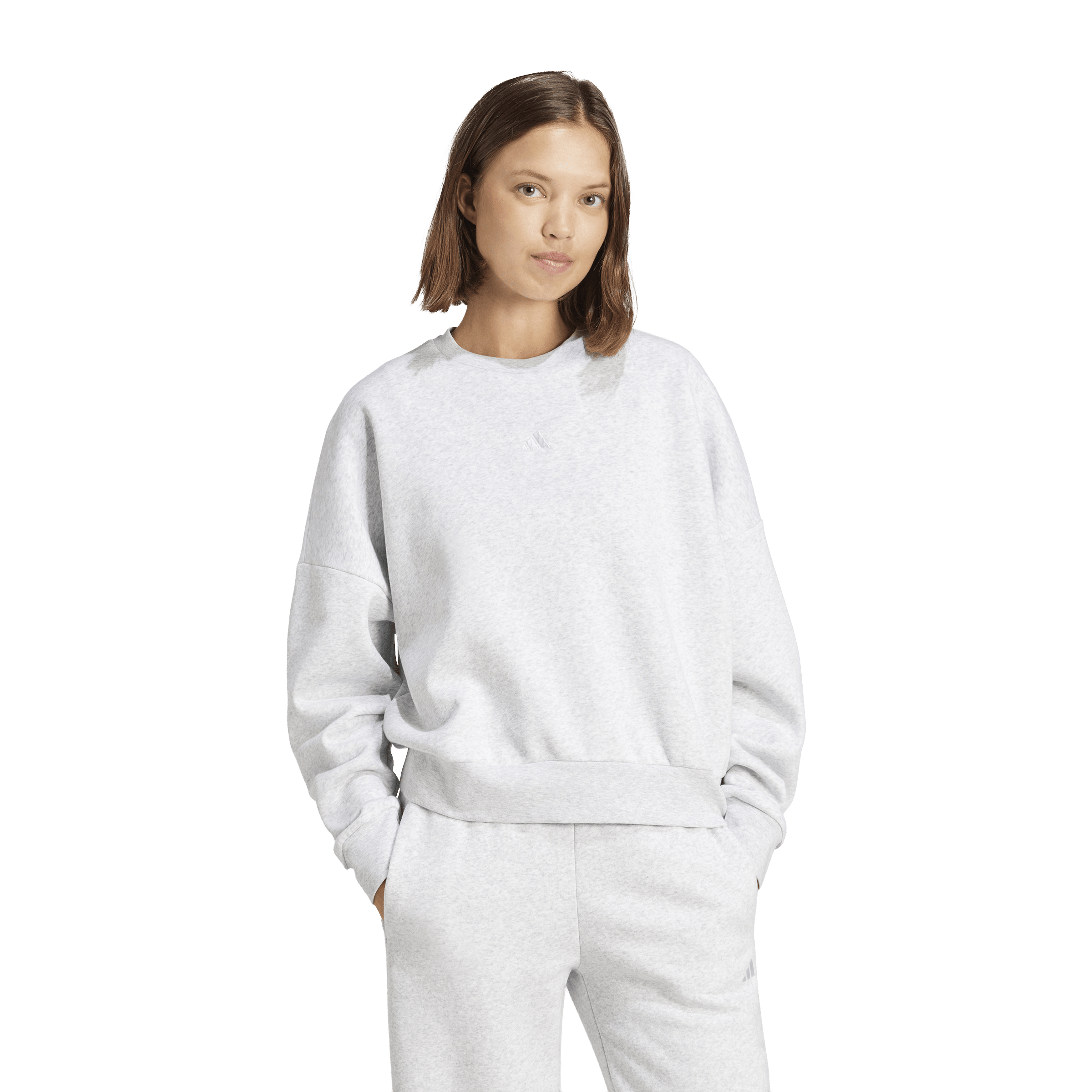 Womens adidas Essentials Small Logo Feelcozy Sweatshirt