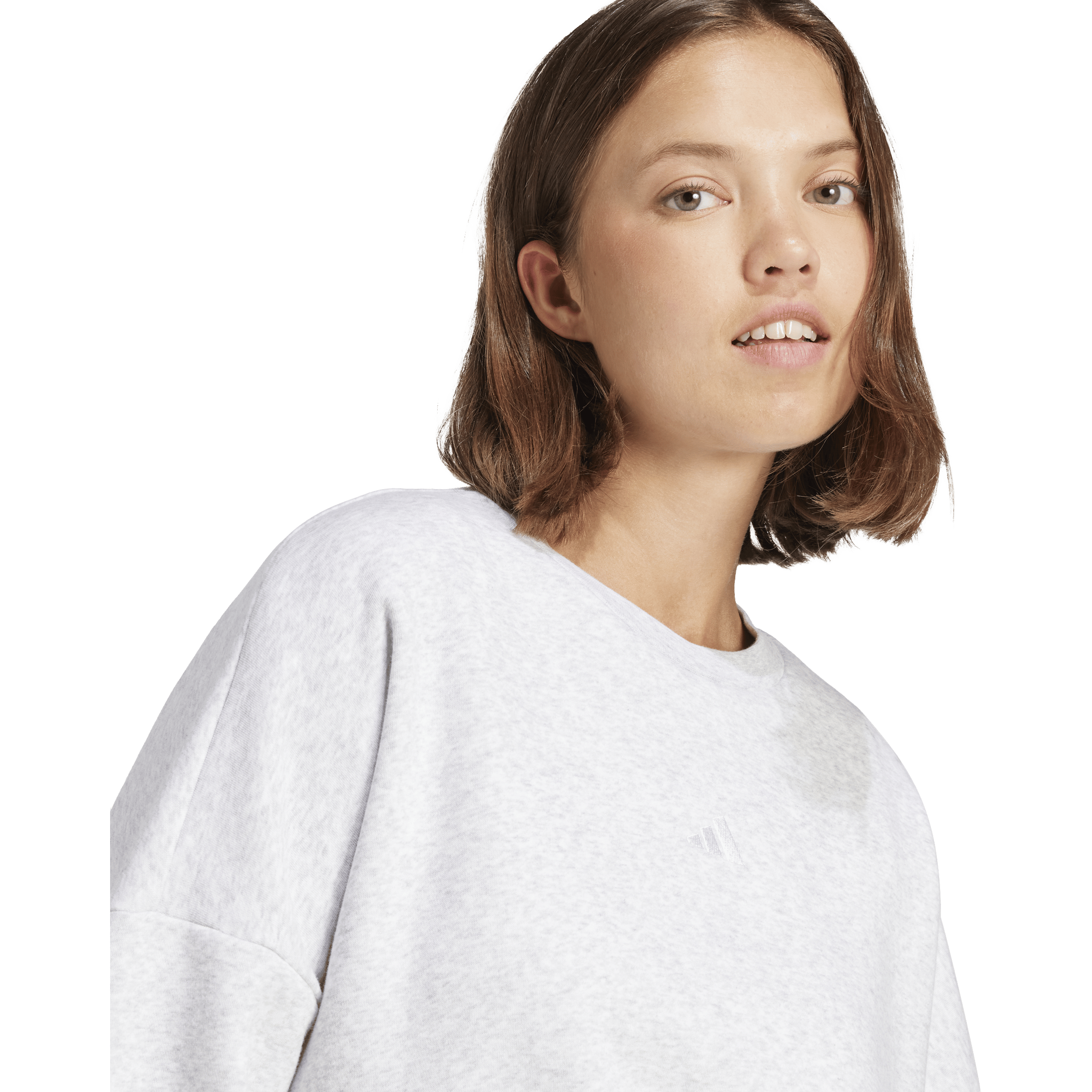 Womens adidas Essentials Small Logo Feelcozy Sweatshirt
