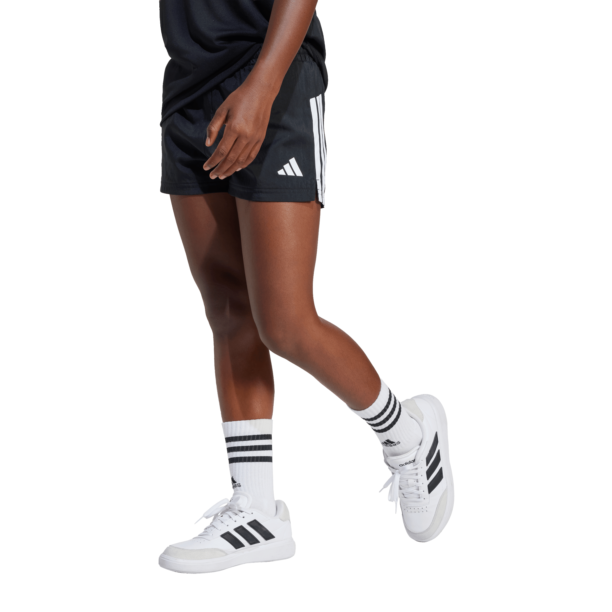 Kids adidas Train Essentials 3-Stripes Shorts