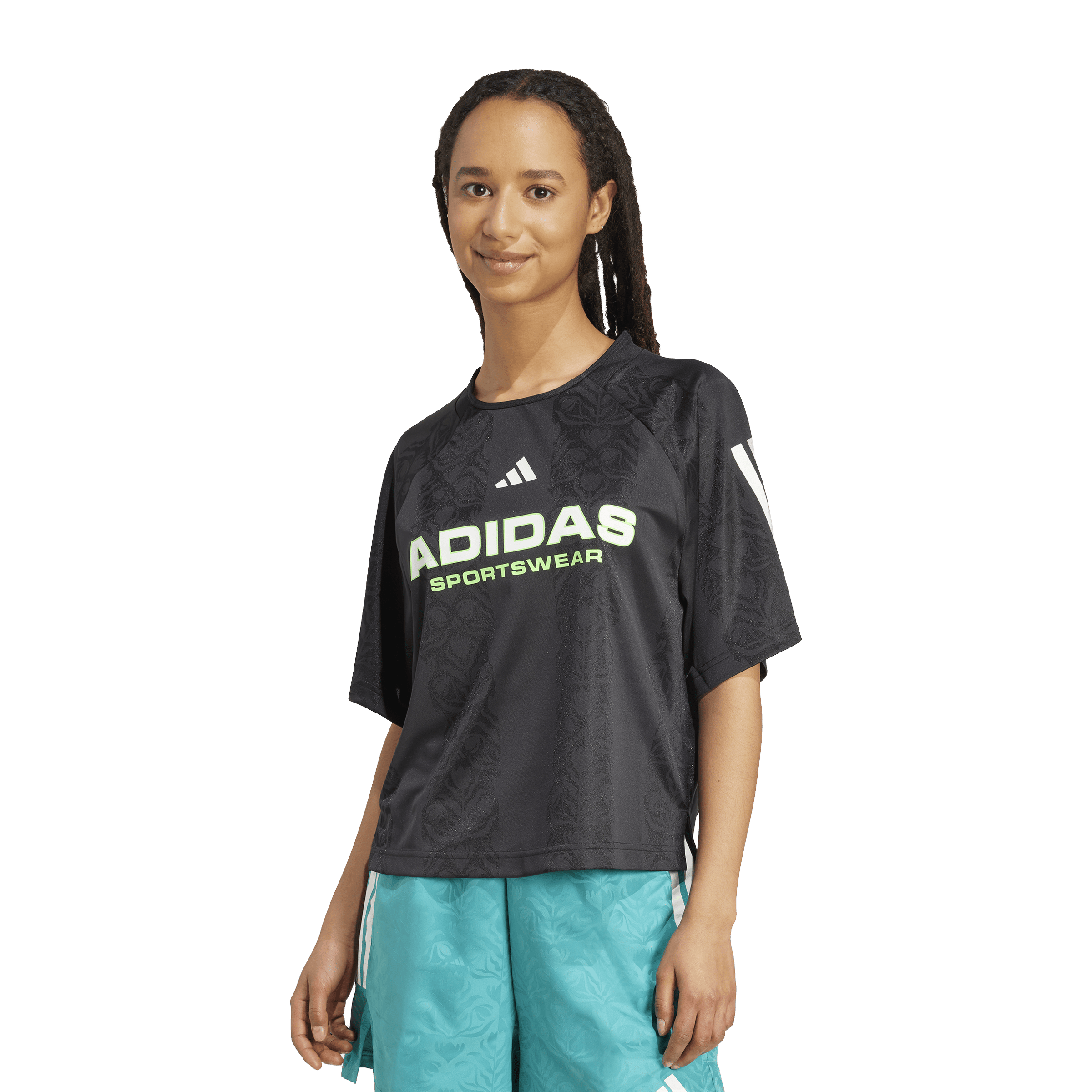 Womens adidas Tiro x Common Goal Jacquard Tee