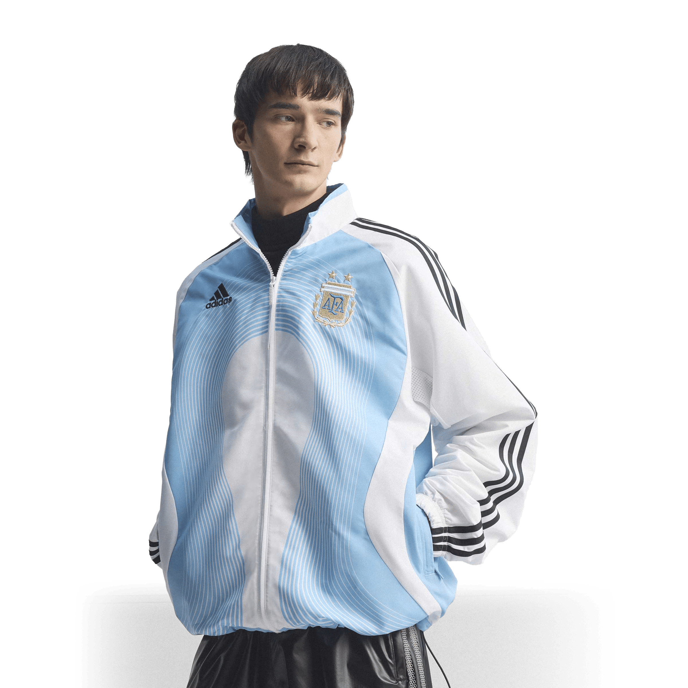 Mens adidas Argentina 25/26 Home Track Football Jacket