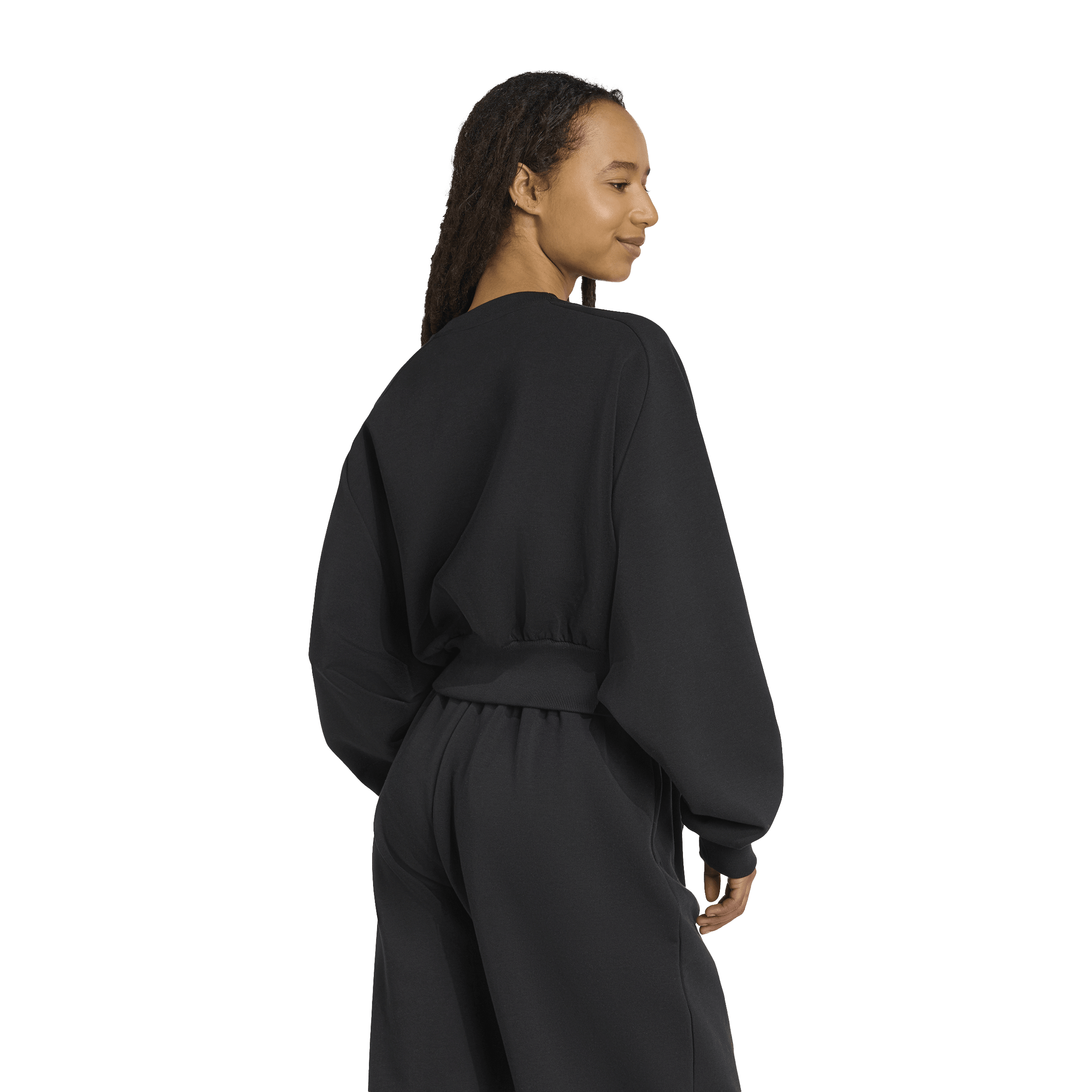 Womens adidas Soft Lux Loose Sweatshirt