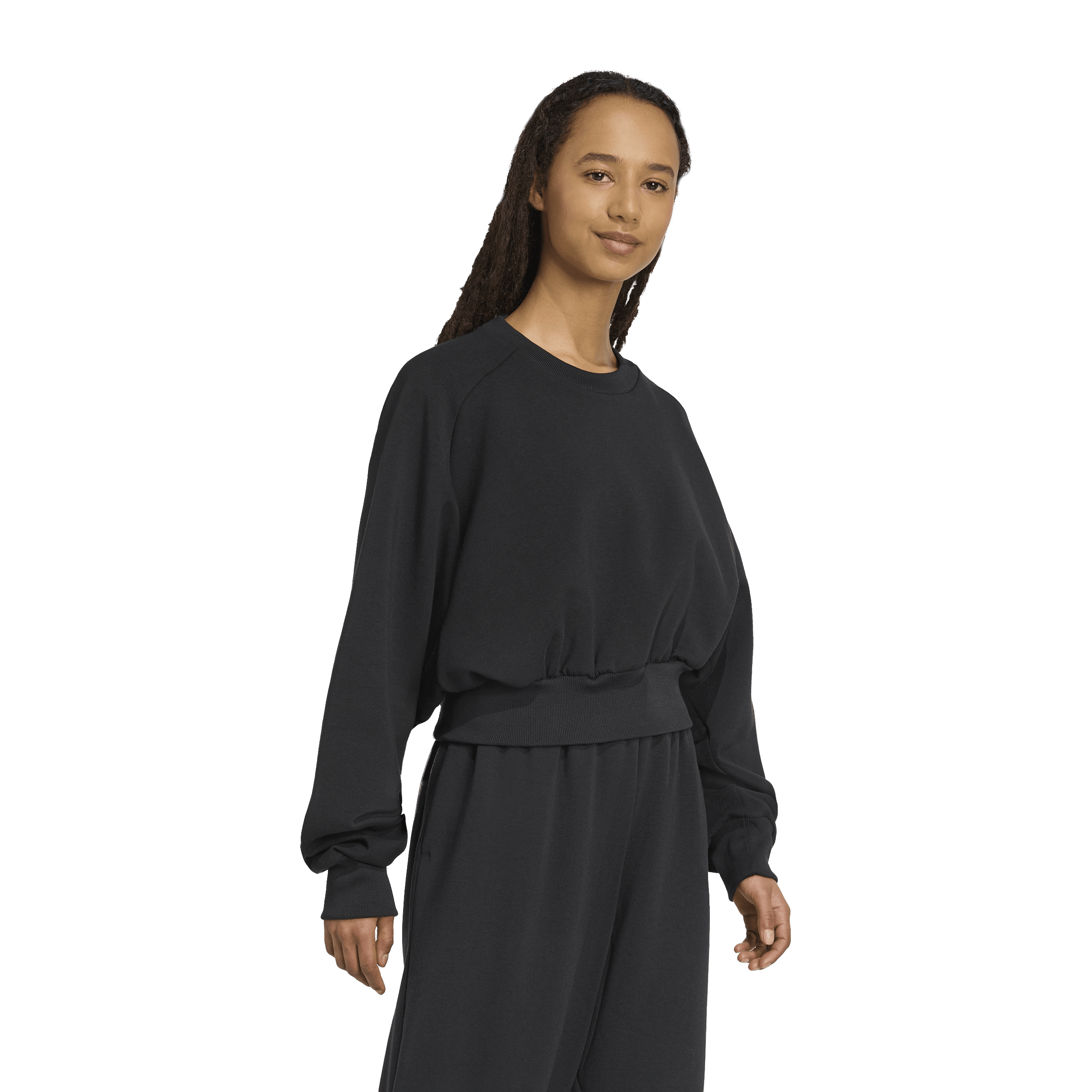 Womens adidas Soft Lux Loose Sweatshirt