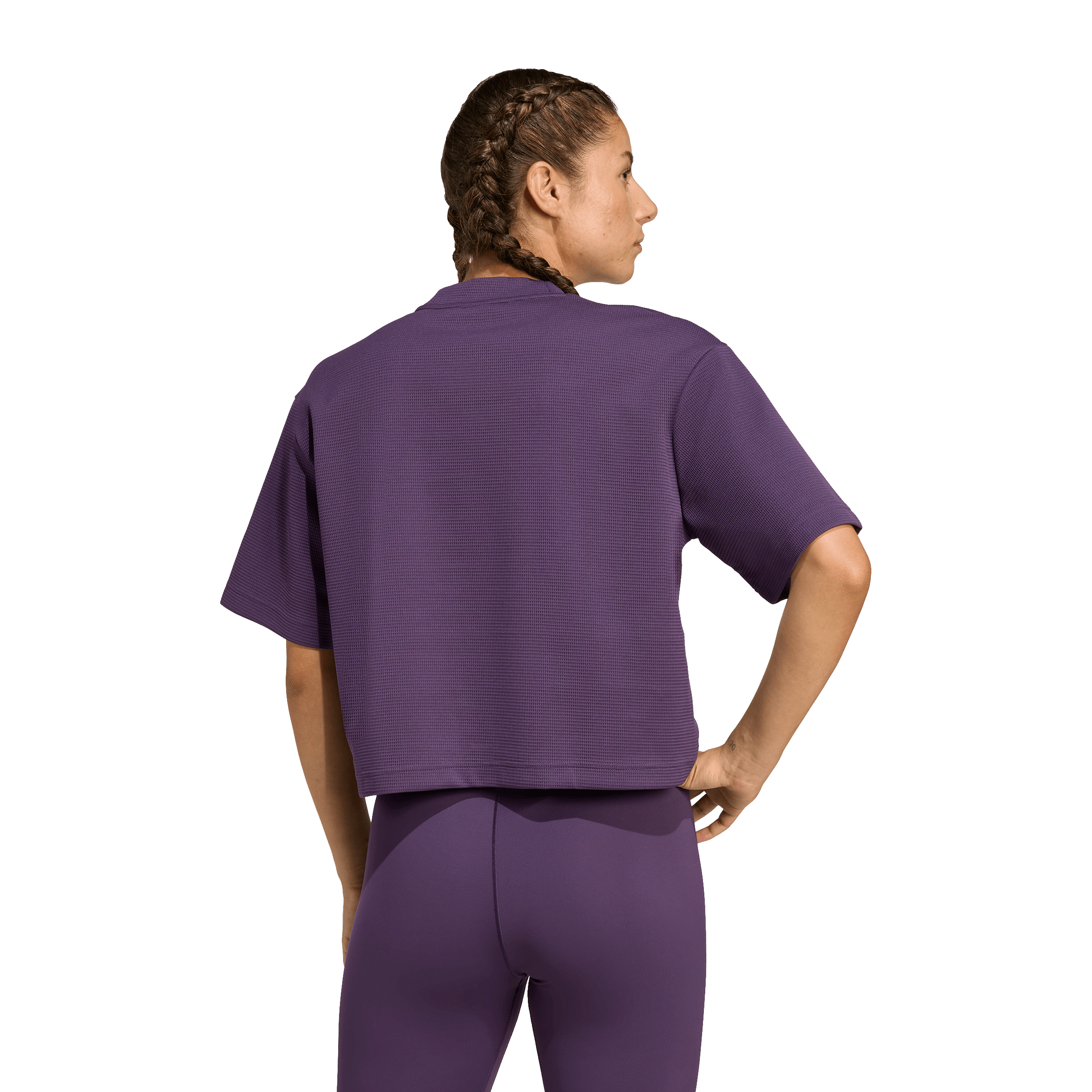 Womens adidas Yoga Motion Waffle Tee