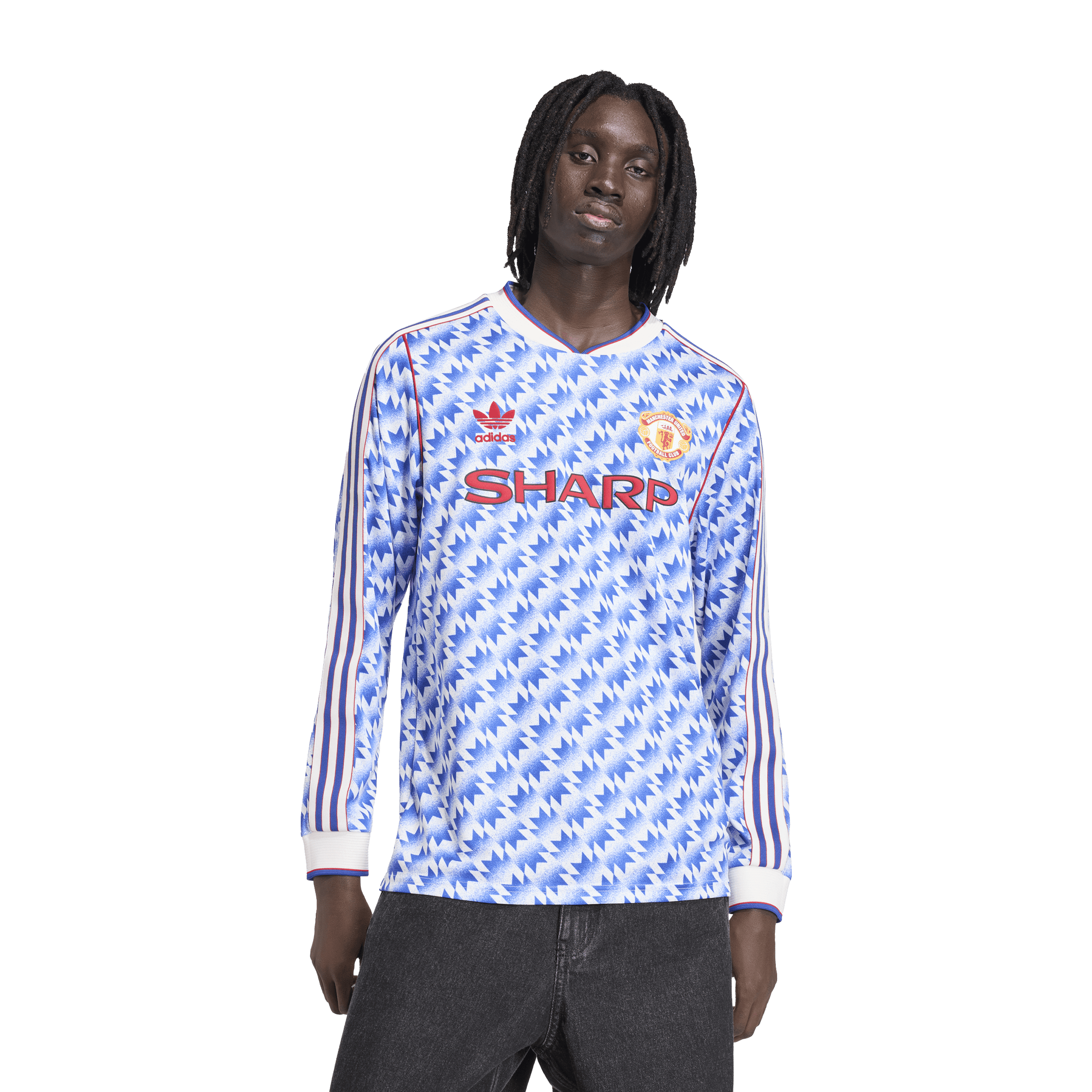 Unisex adidas Manchester United 90' Away Football Jersey