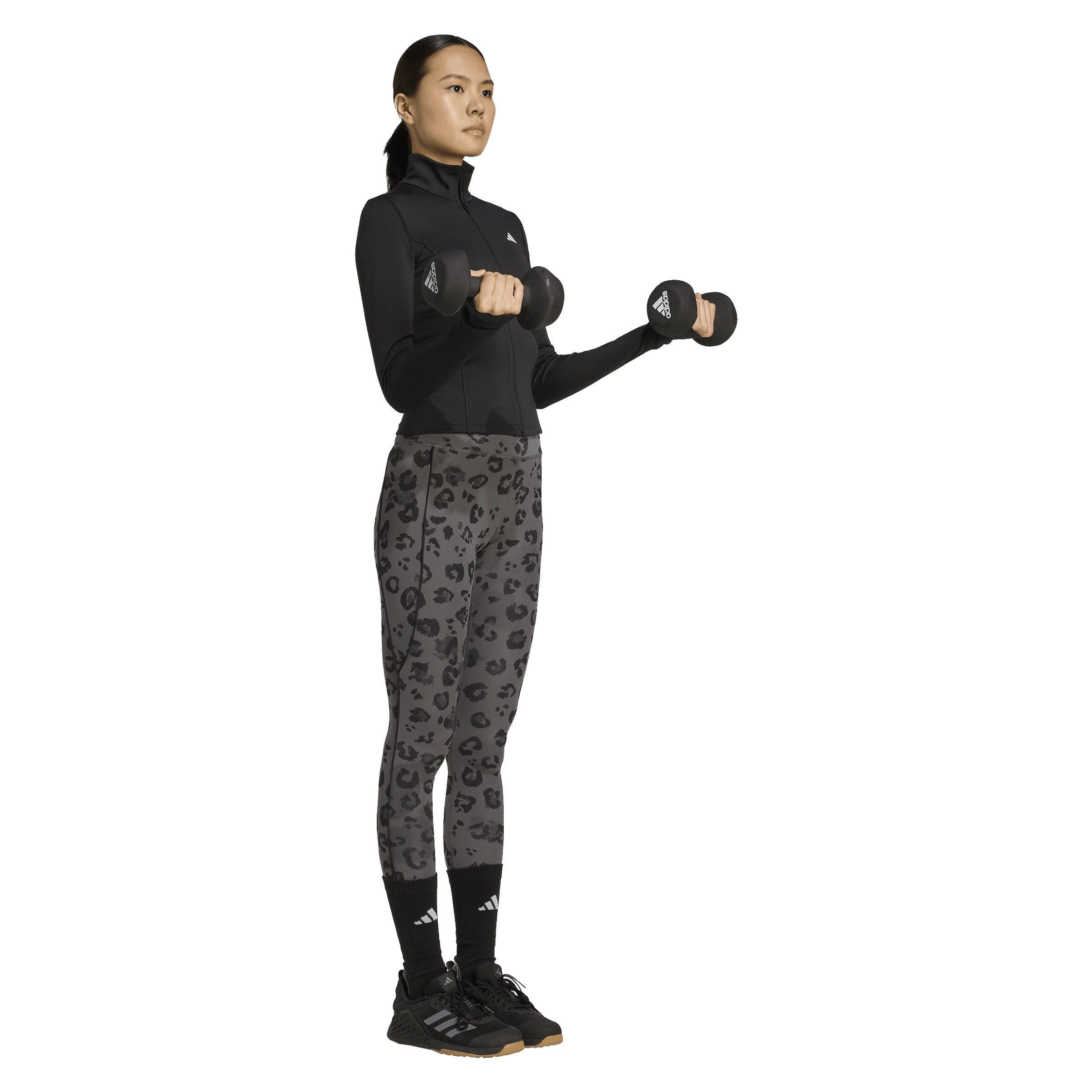 Womens adidas Optime Essentials Full-Zip Jacket