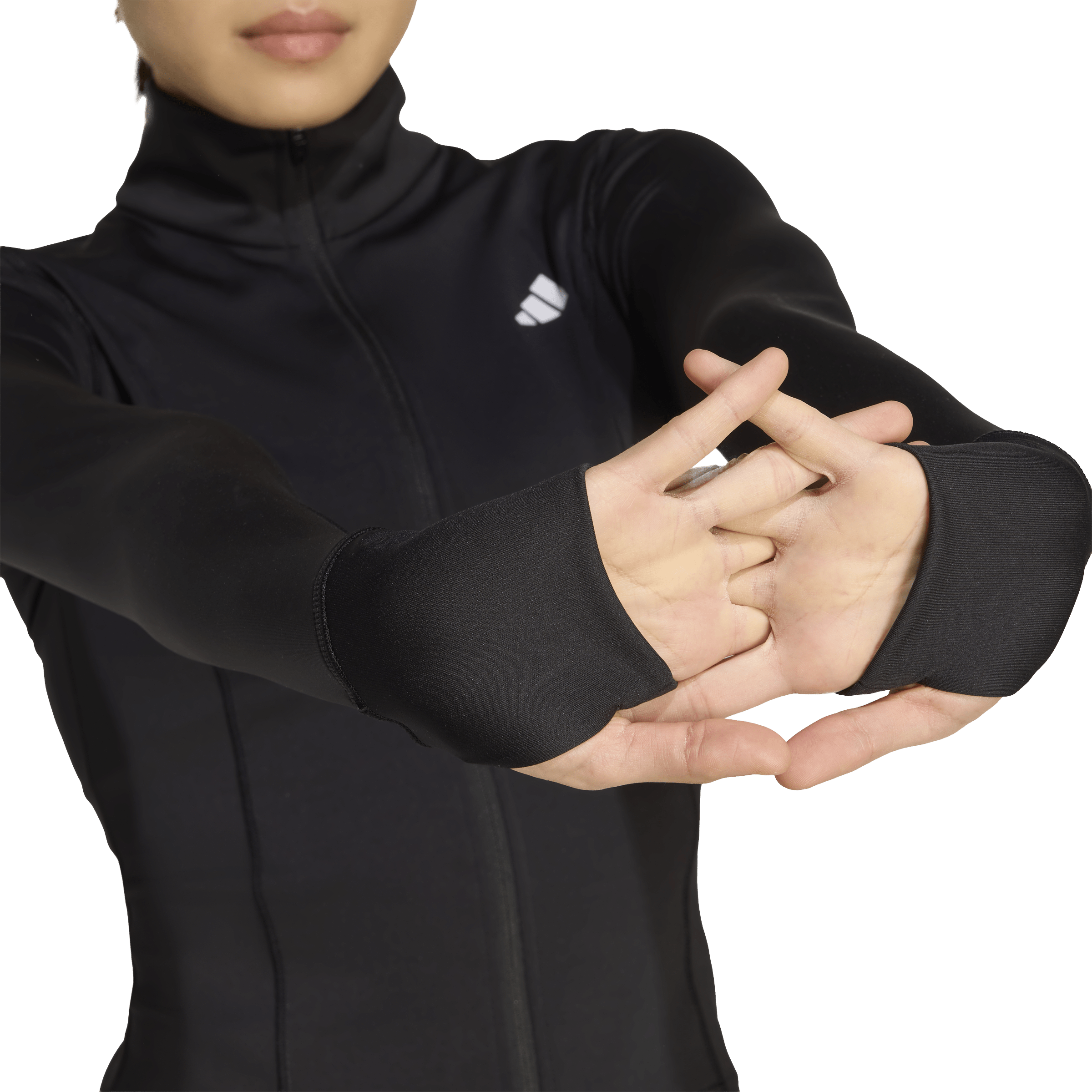 Womens adidas Optime Essentials Full-Zip Jacket