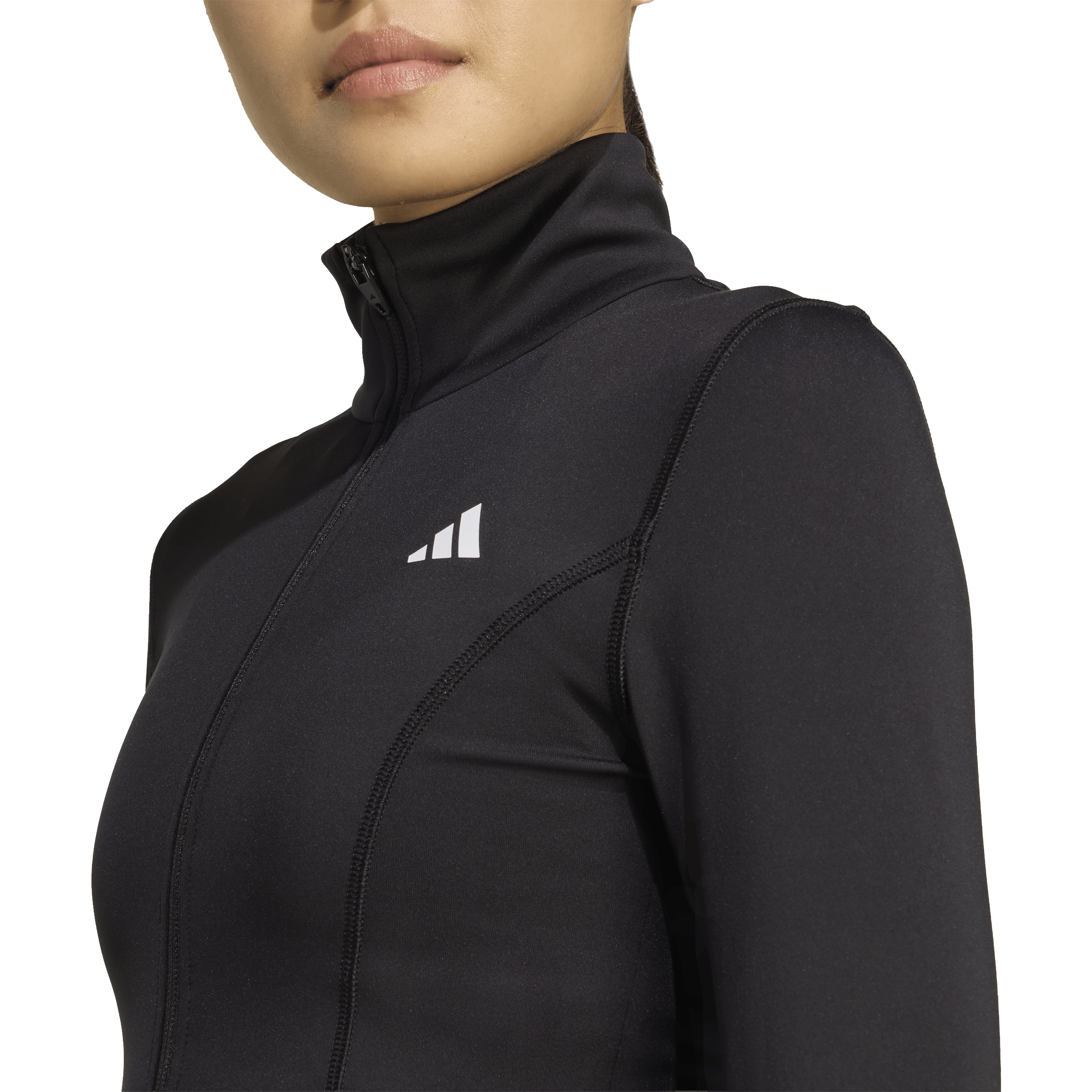 Womens adidas Optime Essentials Full-Zip Jacket