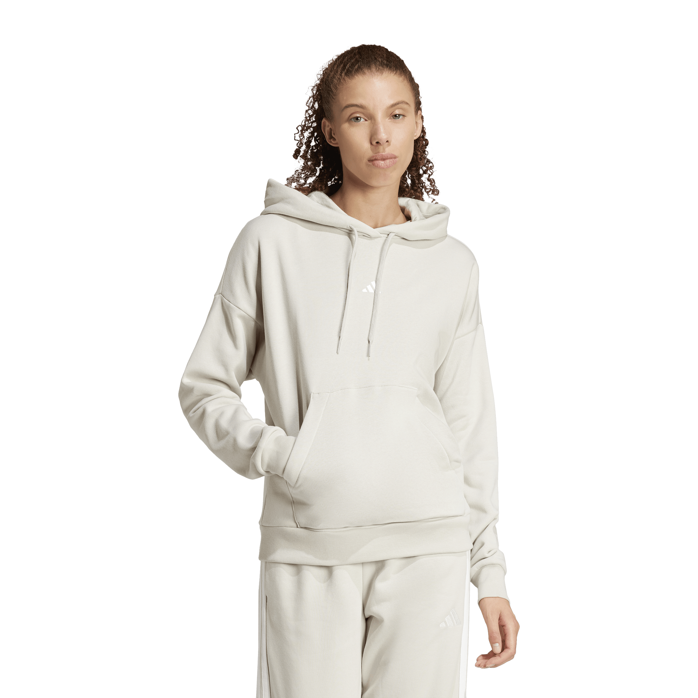 Womens adidas Essentials Small Logo Feel Cozy Hoodie