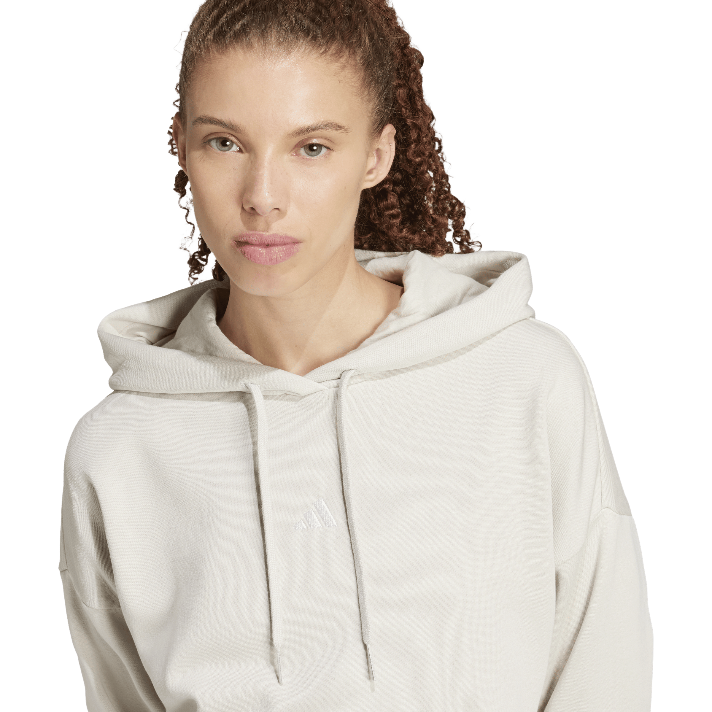 Womens adidas Essentials Small Logo Feel Cozy Hoodie
