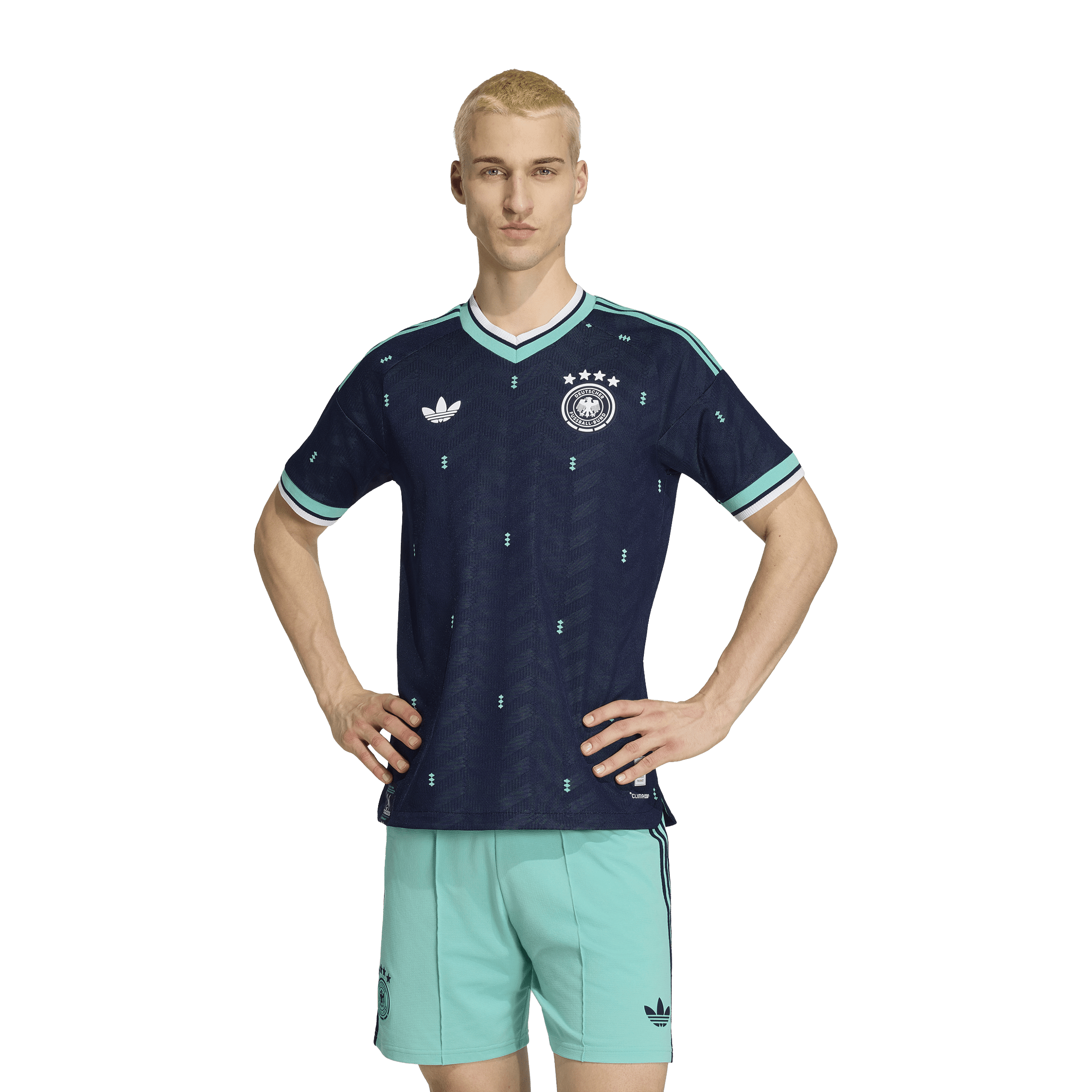 Mens adidas Germany 26 Away Authentic Football Jersey