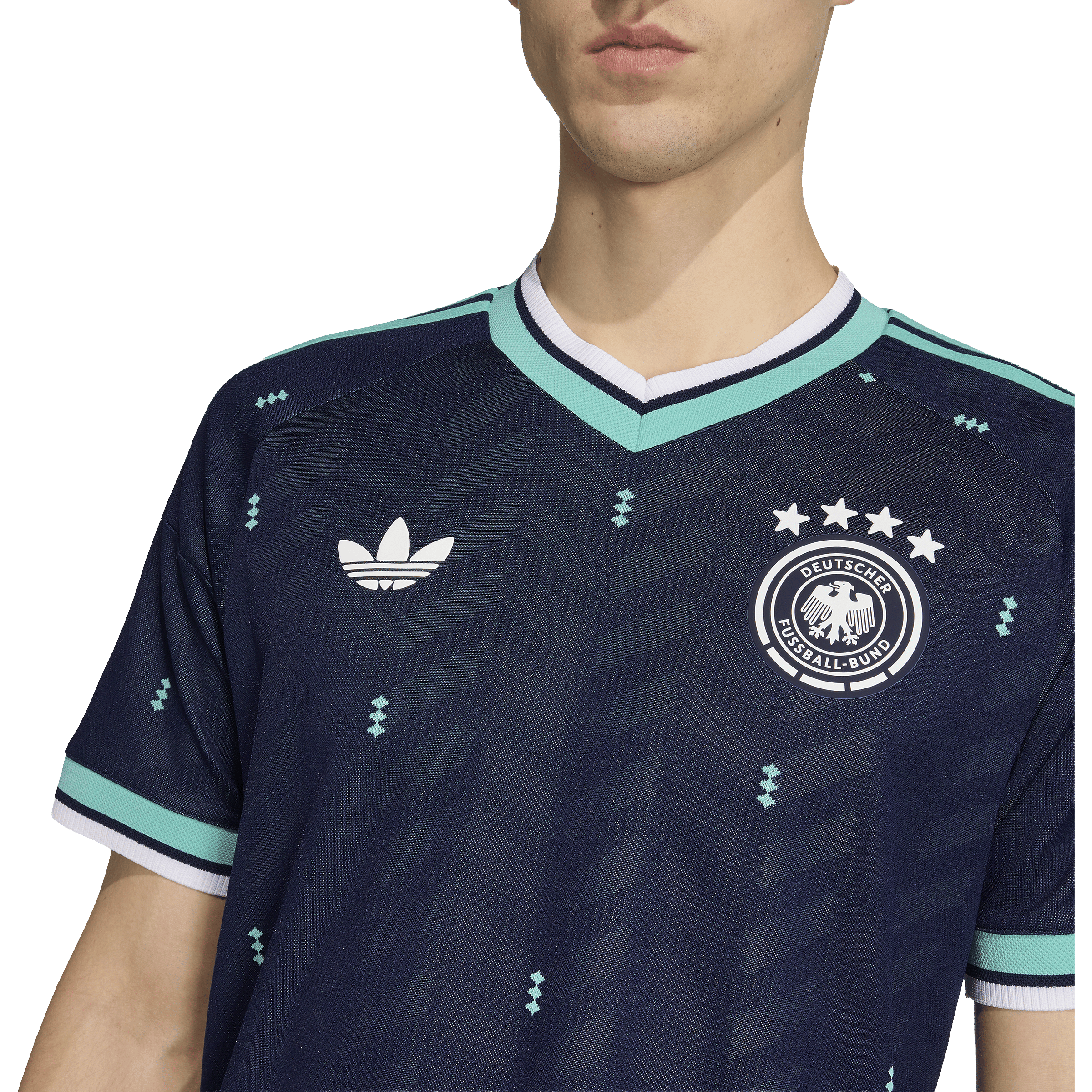 Mens adidas Germany 26 Away Authentic Football Jersey