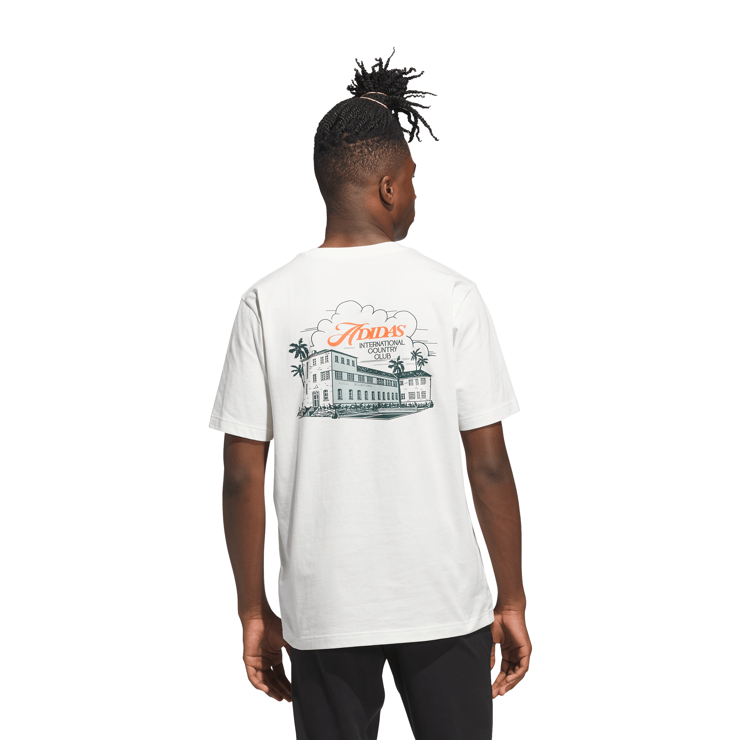 Mens adidas Country Club Scenic Graphic Tee