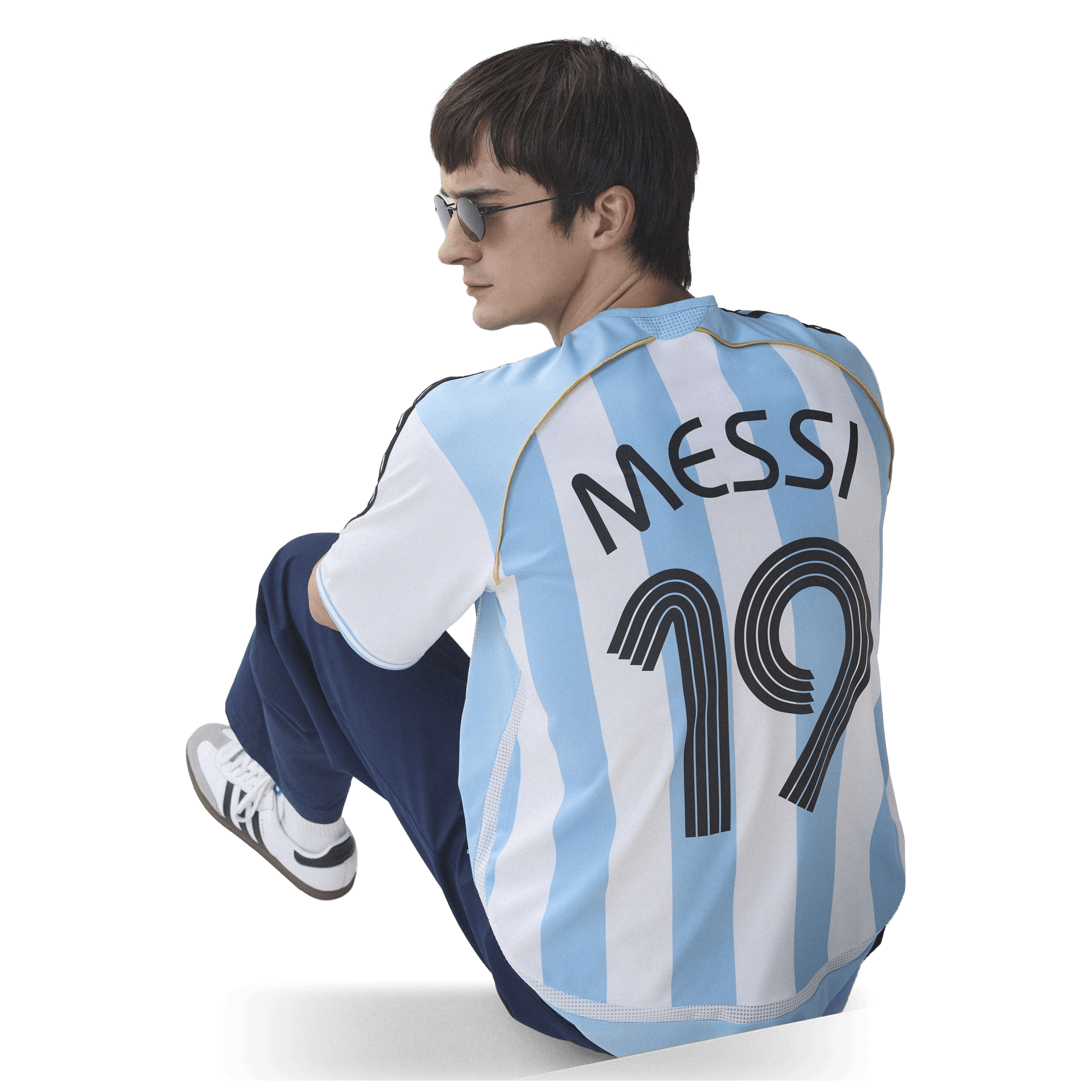 Mens adidas Argentina Home 2006 'Messi' Football Jersey