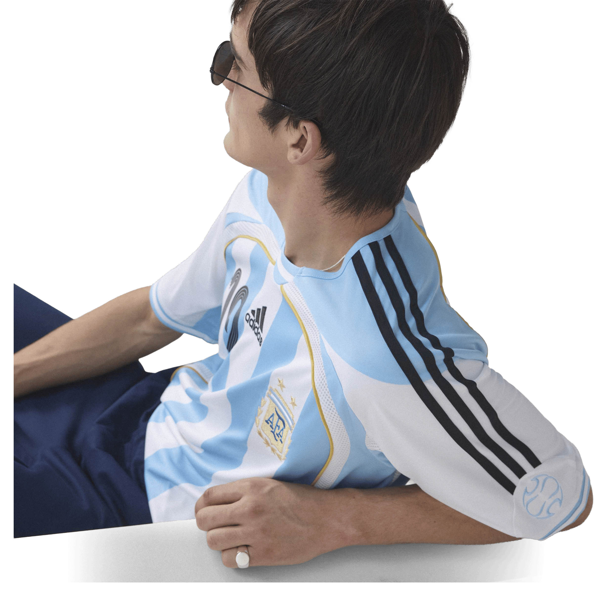 Mens adidas Argentina Home 2006 'Messi' Football Jersey