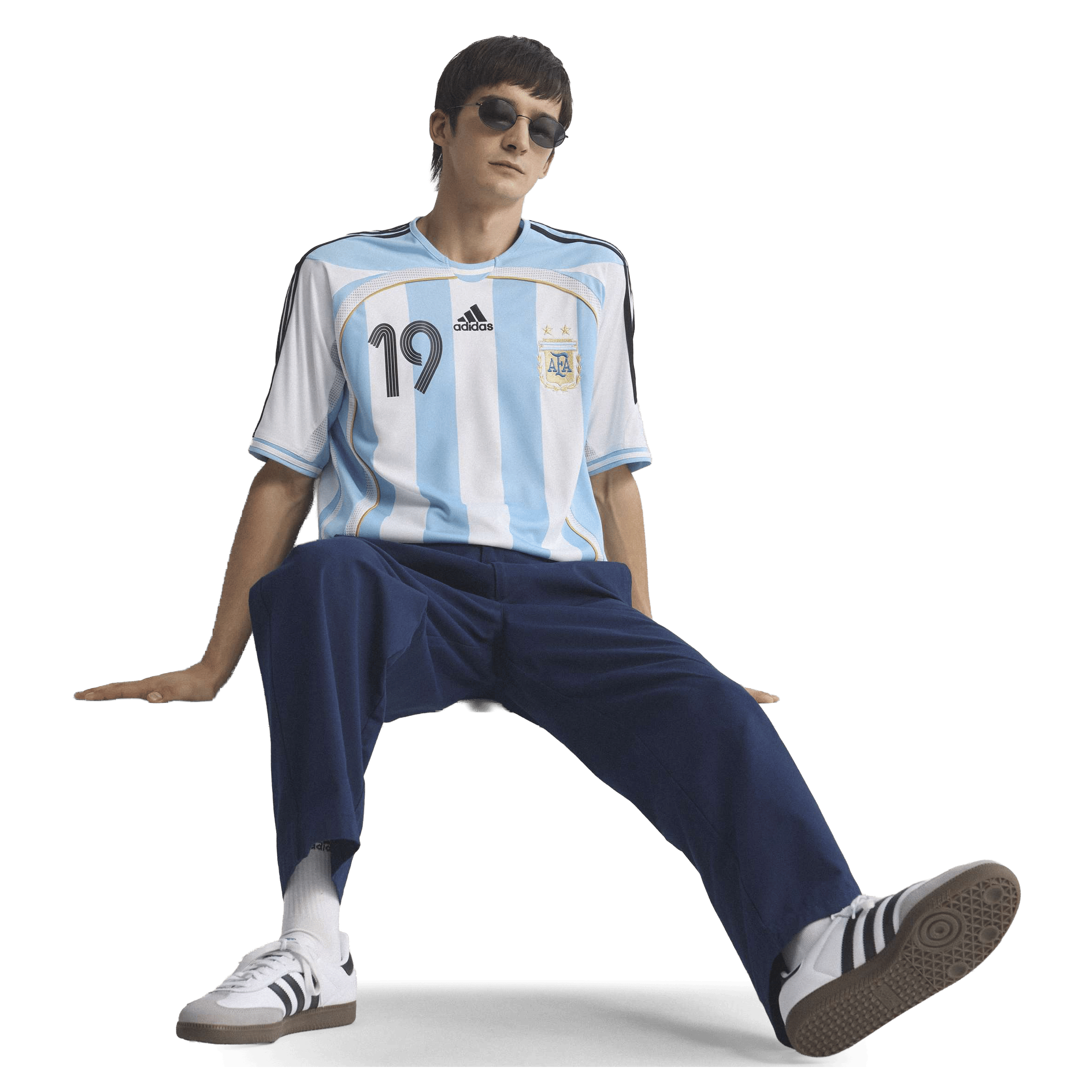 Mens adidas Argentina Home 2006 'Messi' Football Jersey