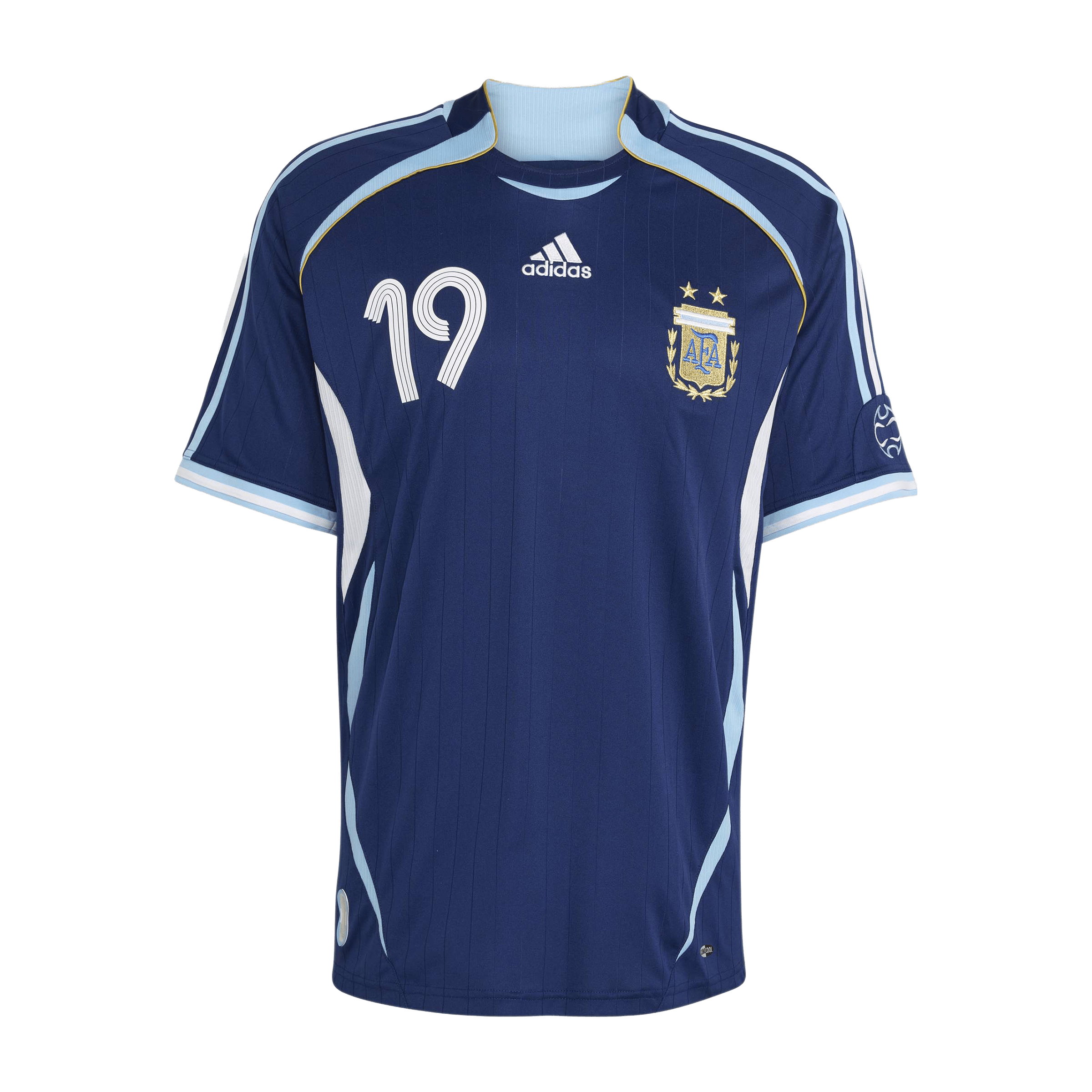 Mens adidas Argentina Away 2006 'Messi' Replica Football Jersey