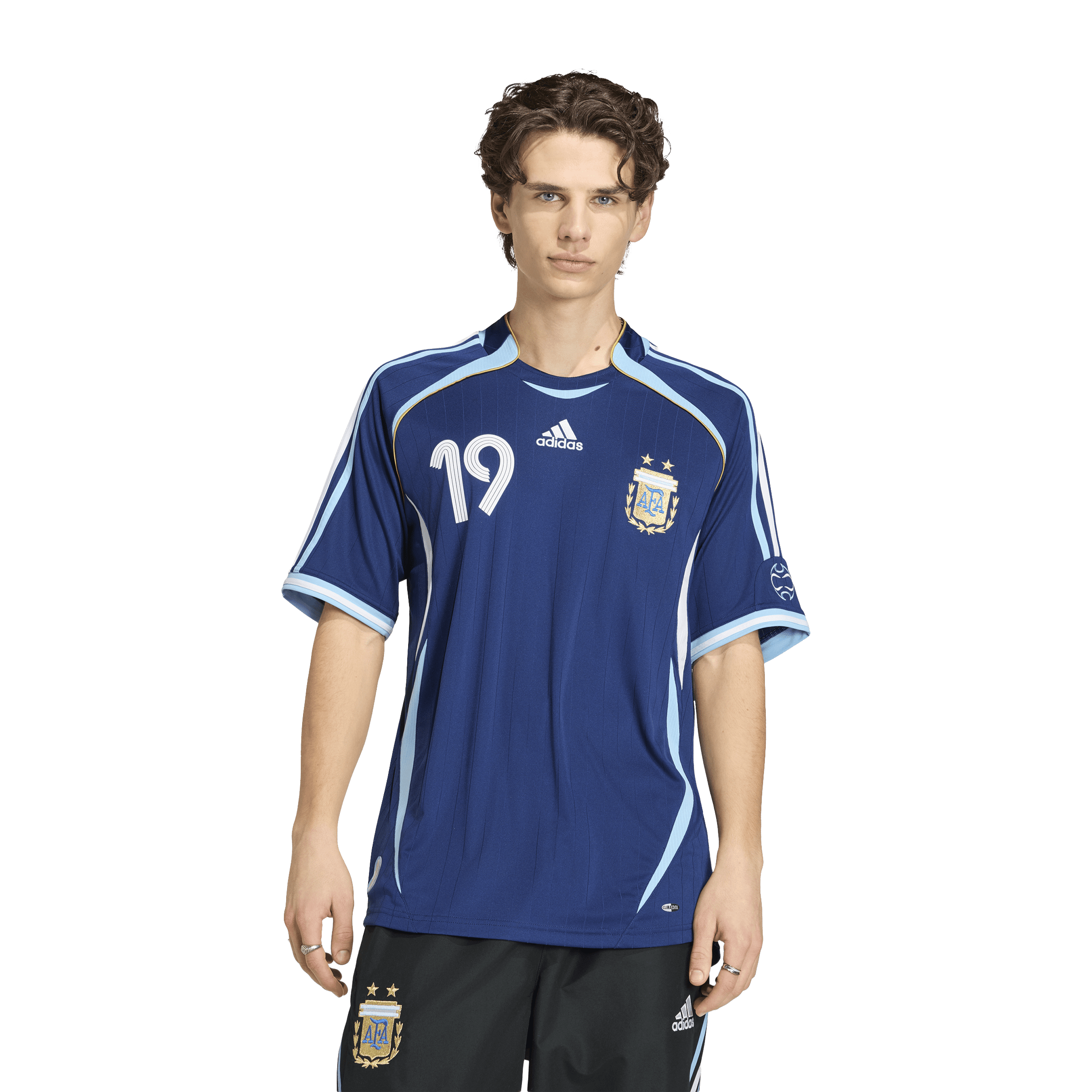 Mens adidas Argentina Away 2006 'Messi' Replica Football Jersey
