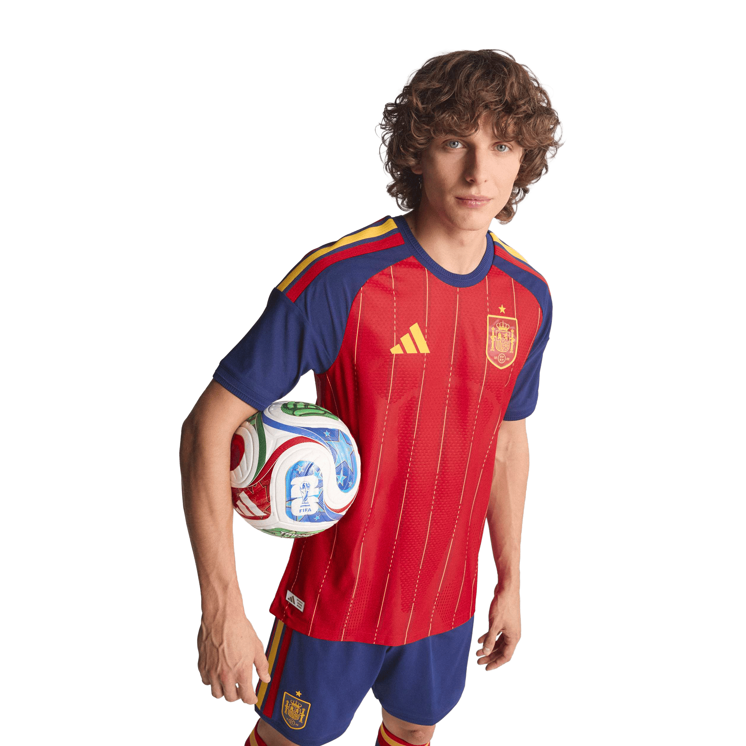 Mens adidas Spain 26 Home Authentic Football Jersey