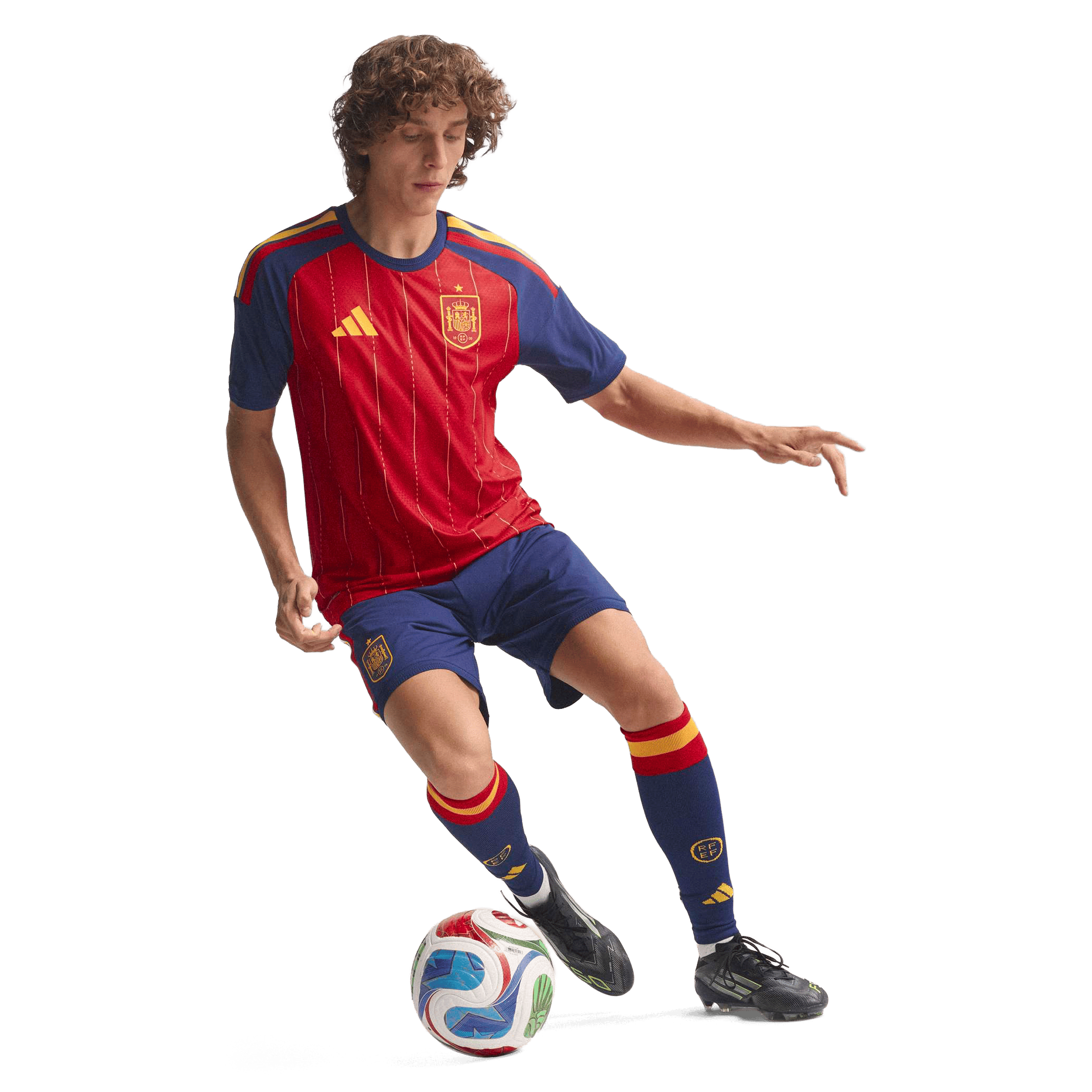 Mens adidas Spain 26 Home Authentic Football Jersey