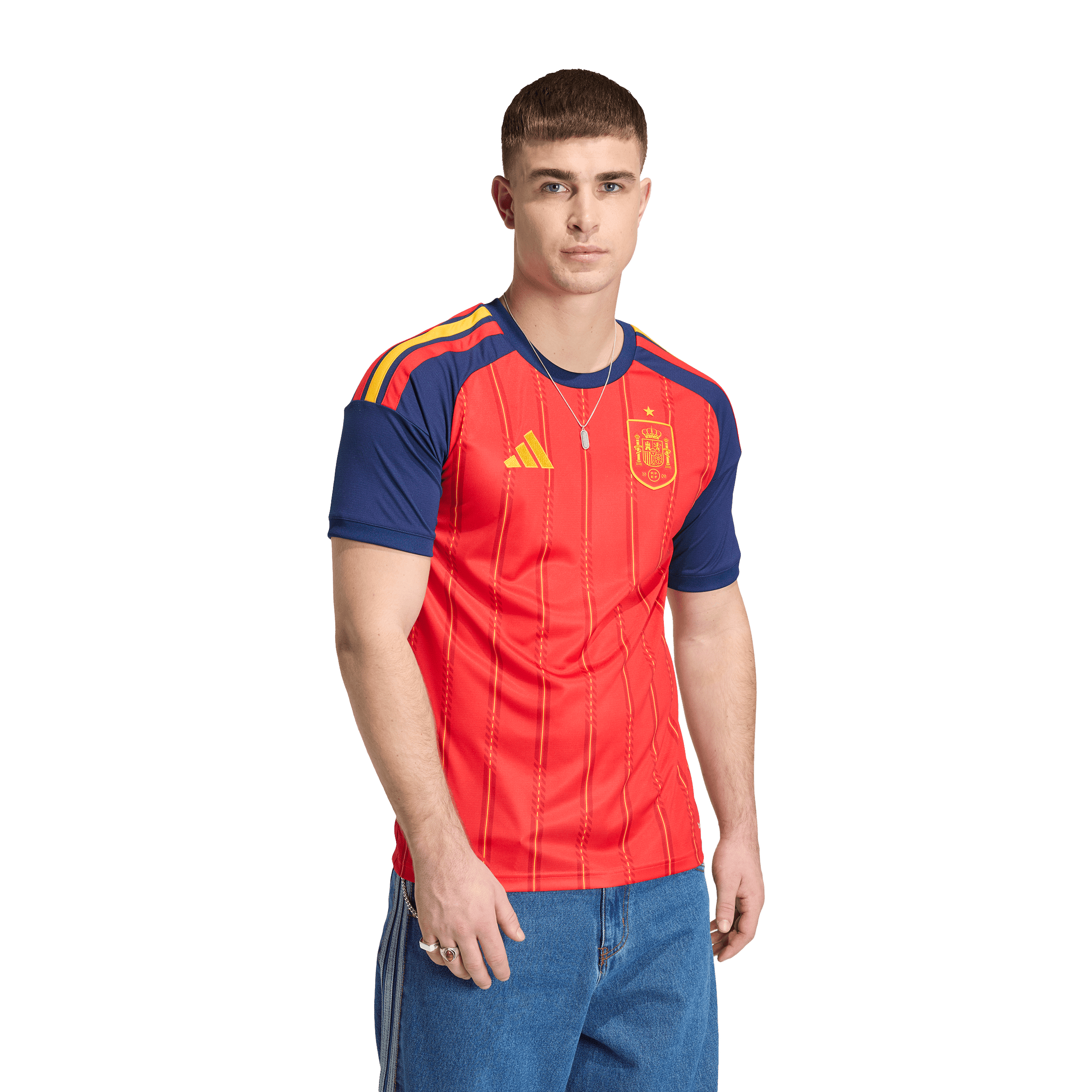 Mens adidas Spain 26 Home Replica Football Jersey