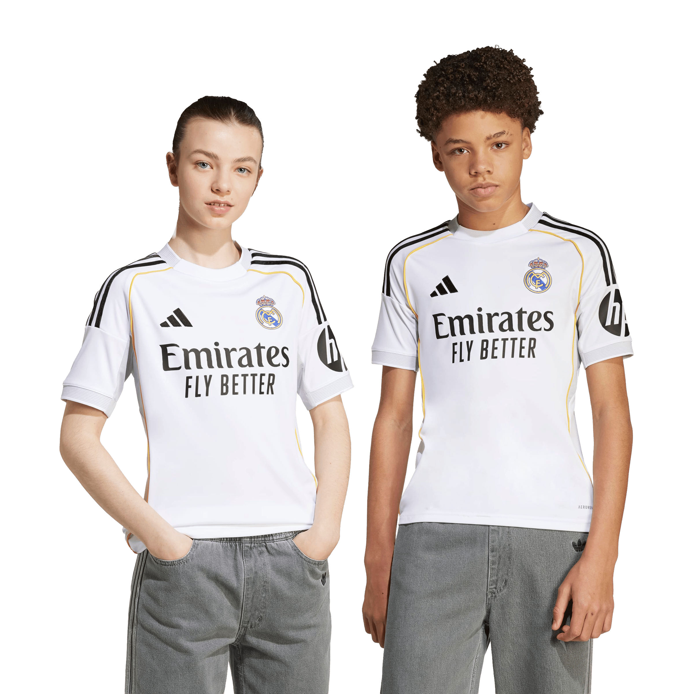 Kids adidas Real Madrid 25/26 Home Football Jersey