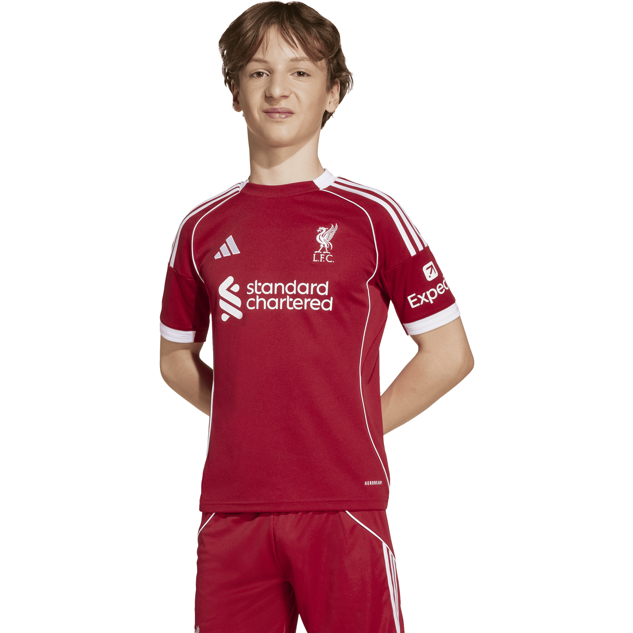 Kids adidas Liverpool FC 25/26 Home Authentic Football Jersey