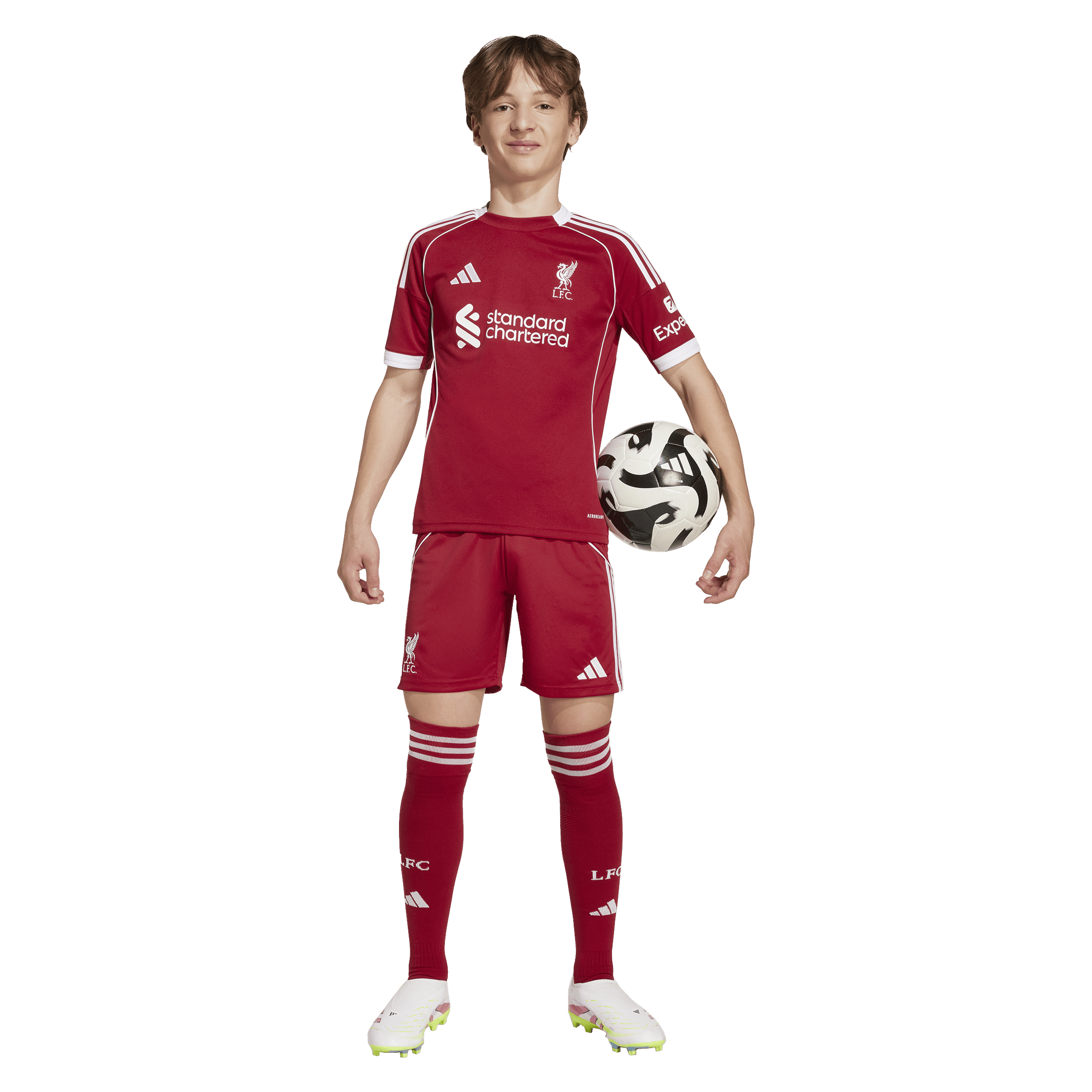 Kids adidas Liverpool FC 25/26 Home Authentic Football Jersey