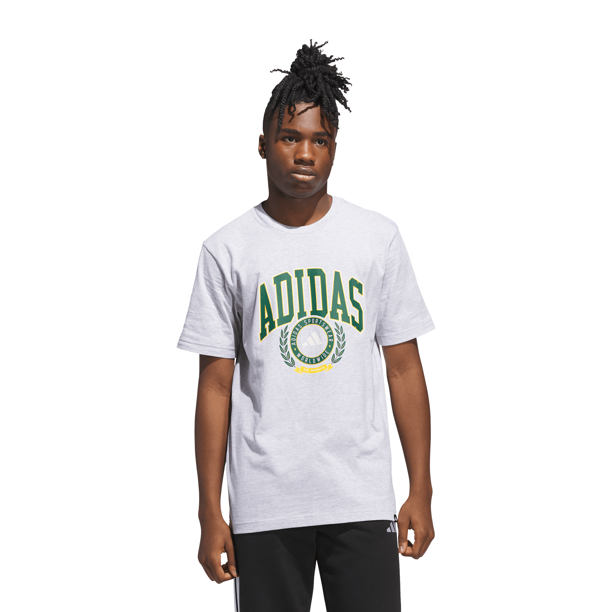 Mens adidas Varsity Banner Graphic Tee