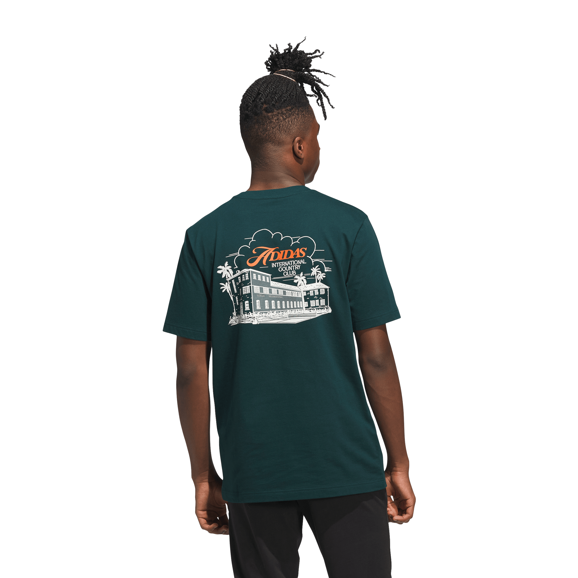Mens adidas Country Club Scenic Graphic Tee