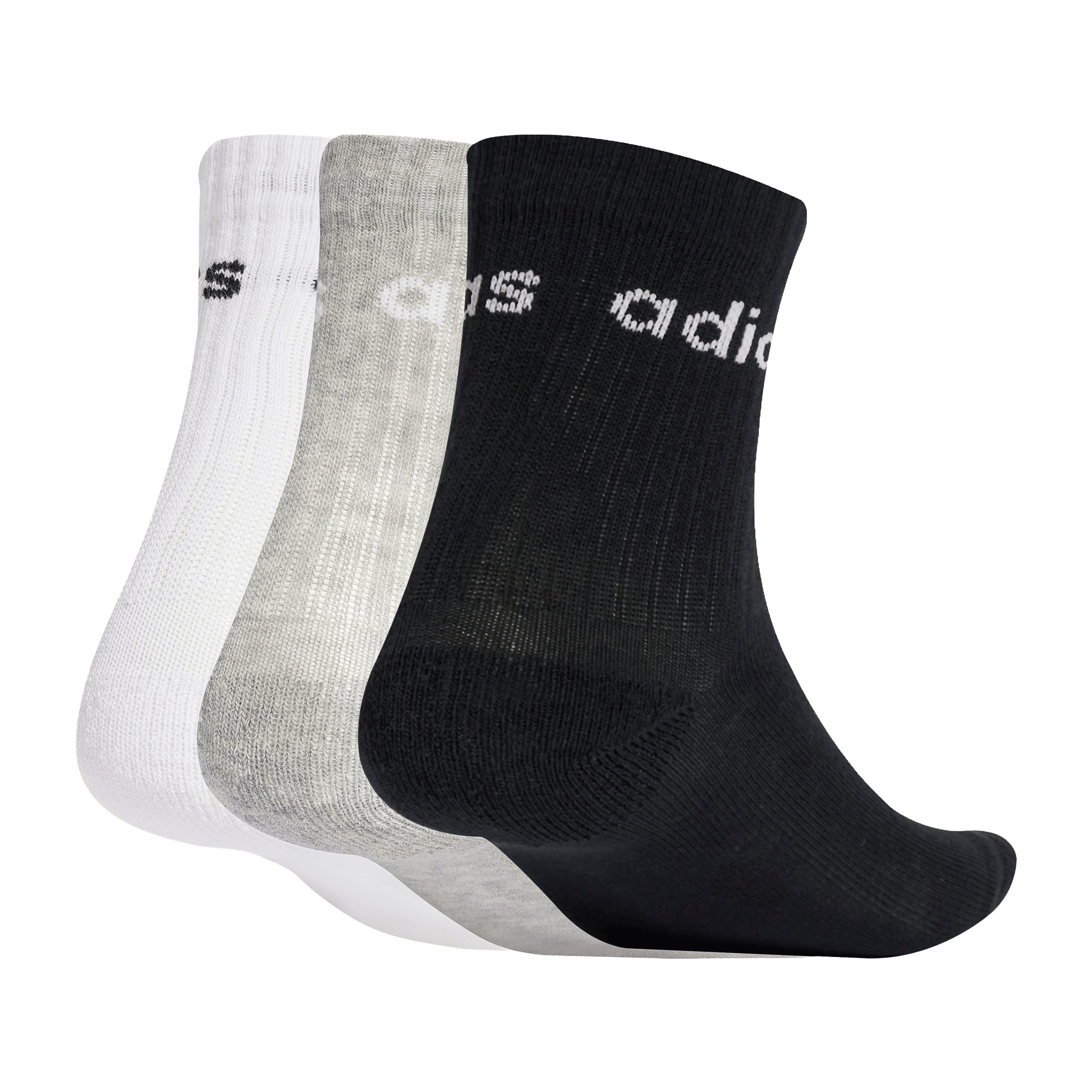 Kids adidas Linear (3pk) Crew Socks