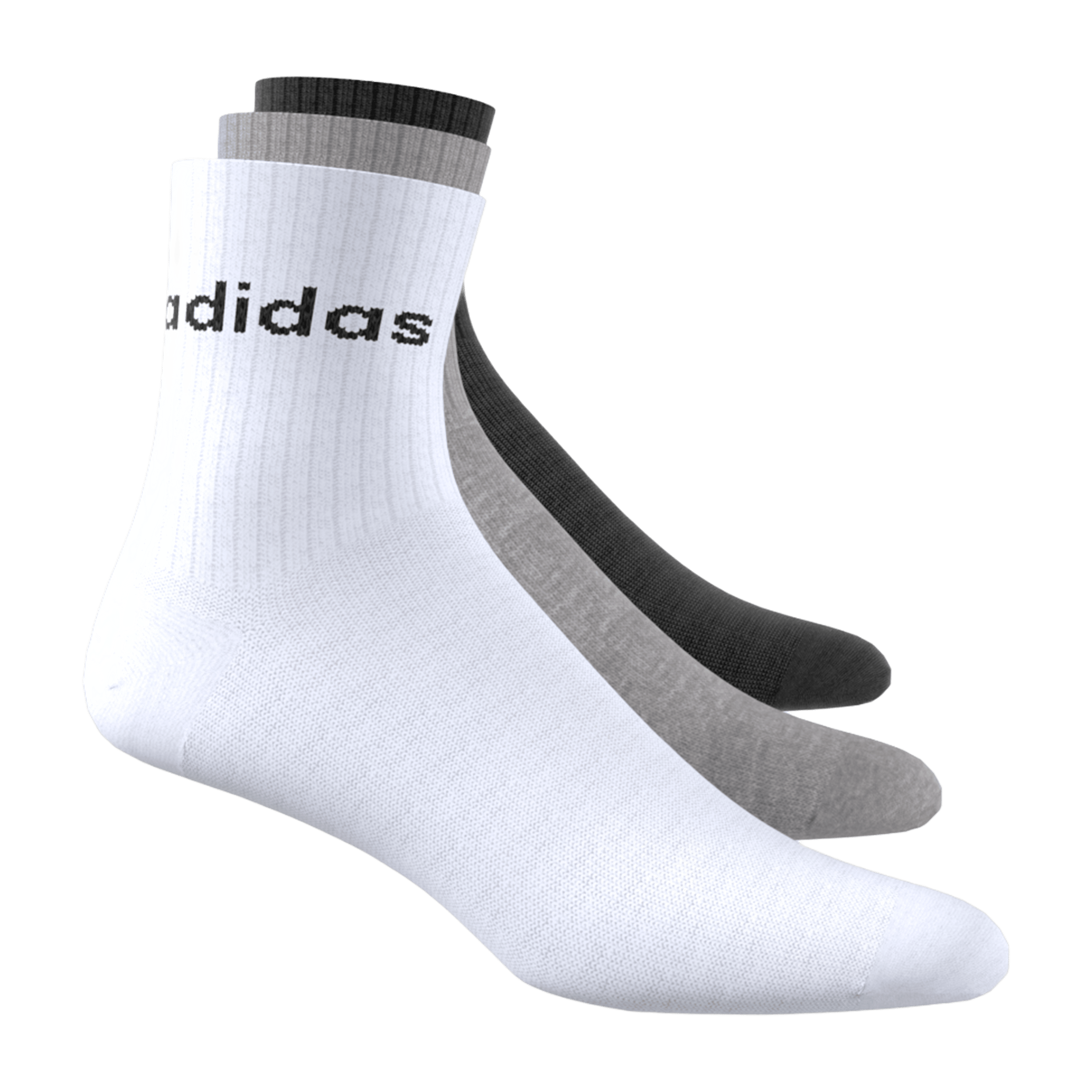 Kids adidas Linear (3pk) Crew Socks