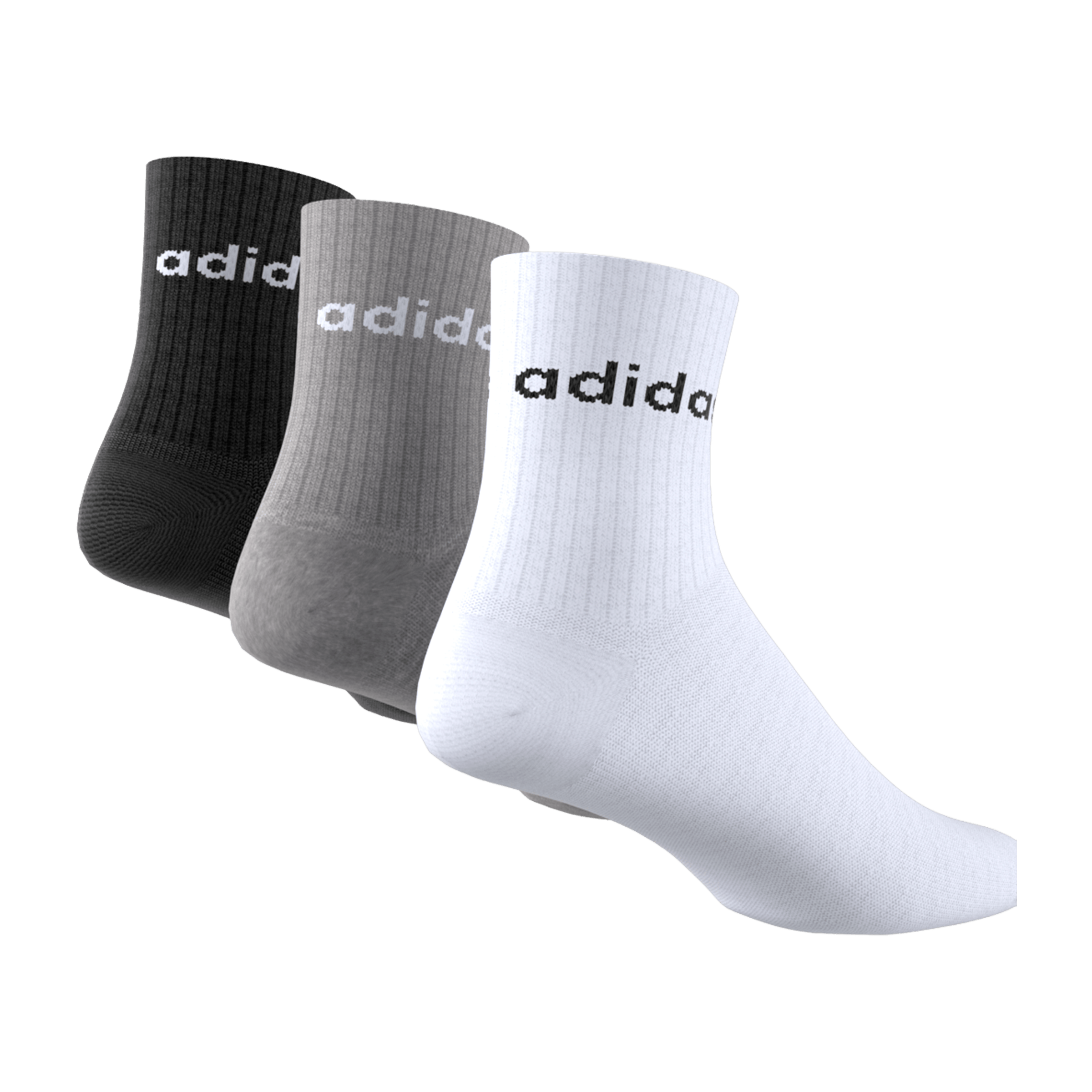 Kids adidas Linear (3pk) Crew Socks