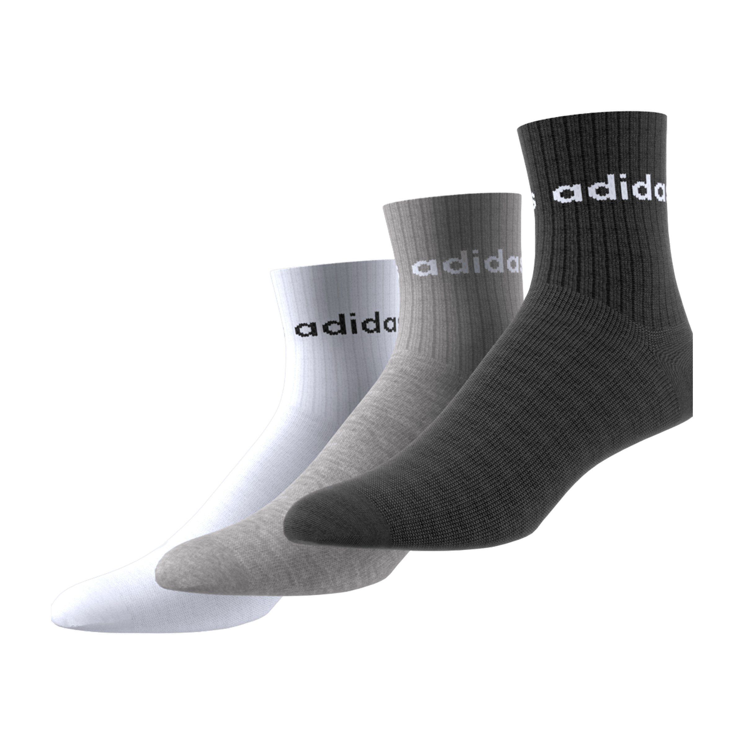 Kids adidas Linear (3pk) Crew Socks