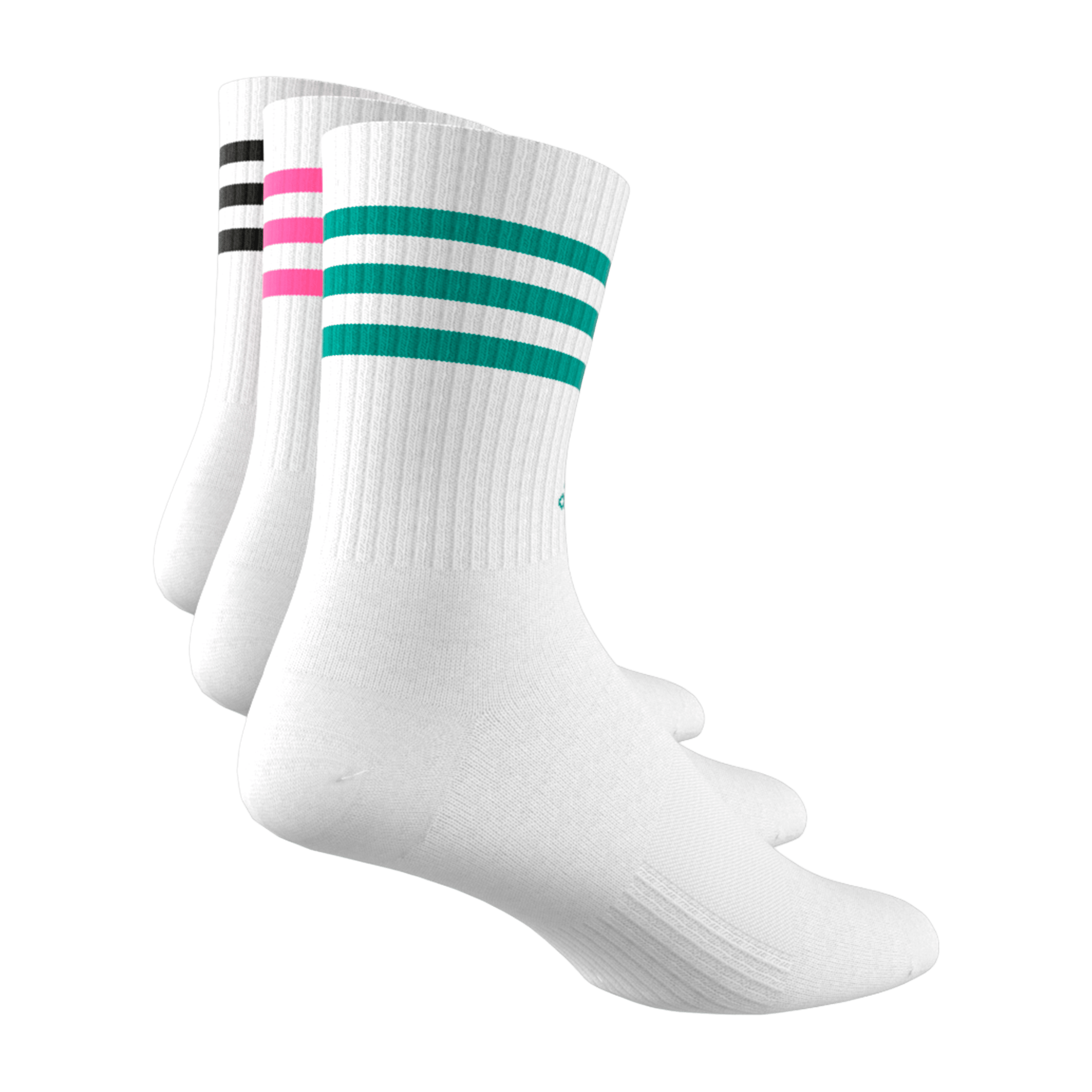 Unisex adidas 3-Stripes Cushioned (3pk) Crew Socks