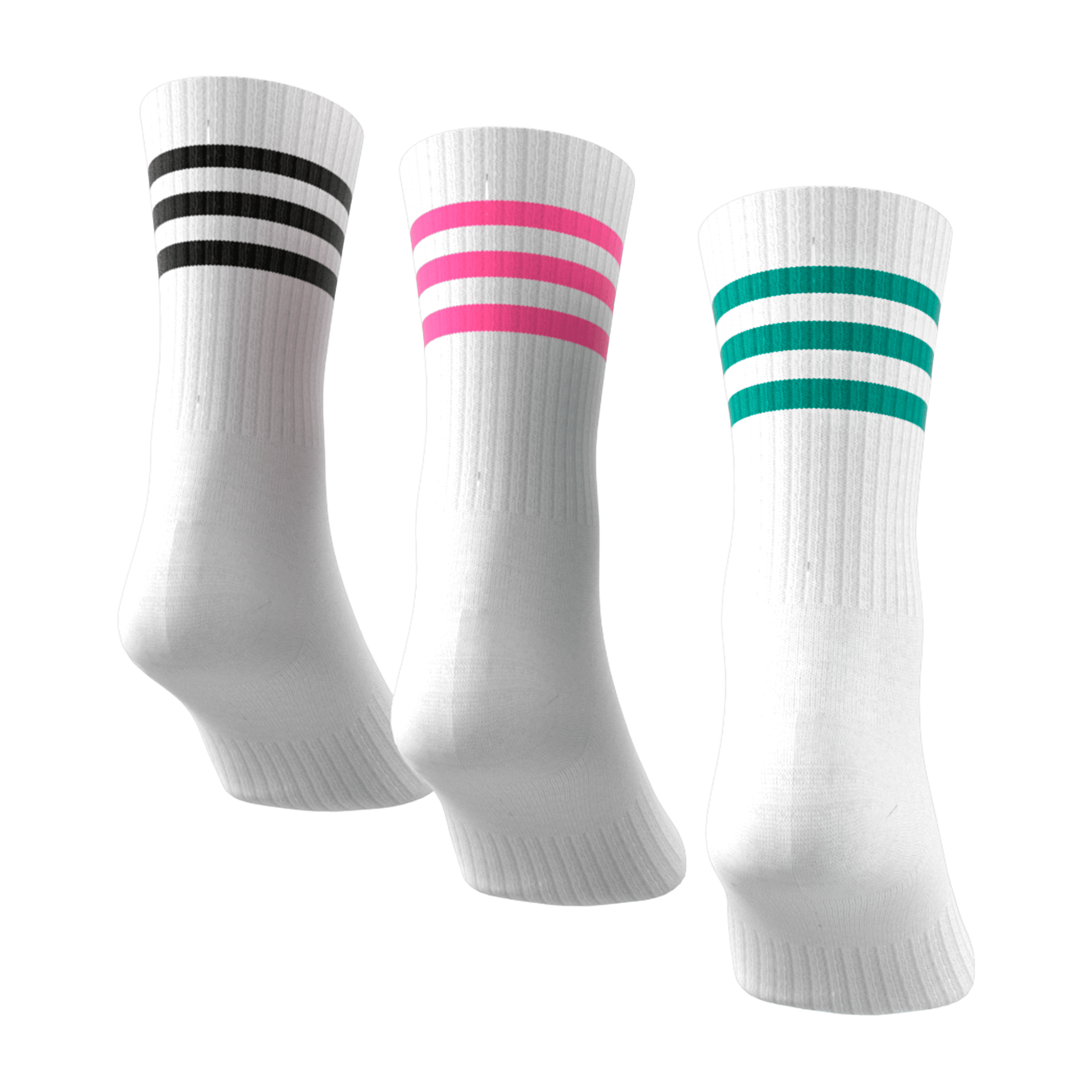 Unisex adidas 3-Stripes Cushioned (3pk) Crew Socks