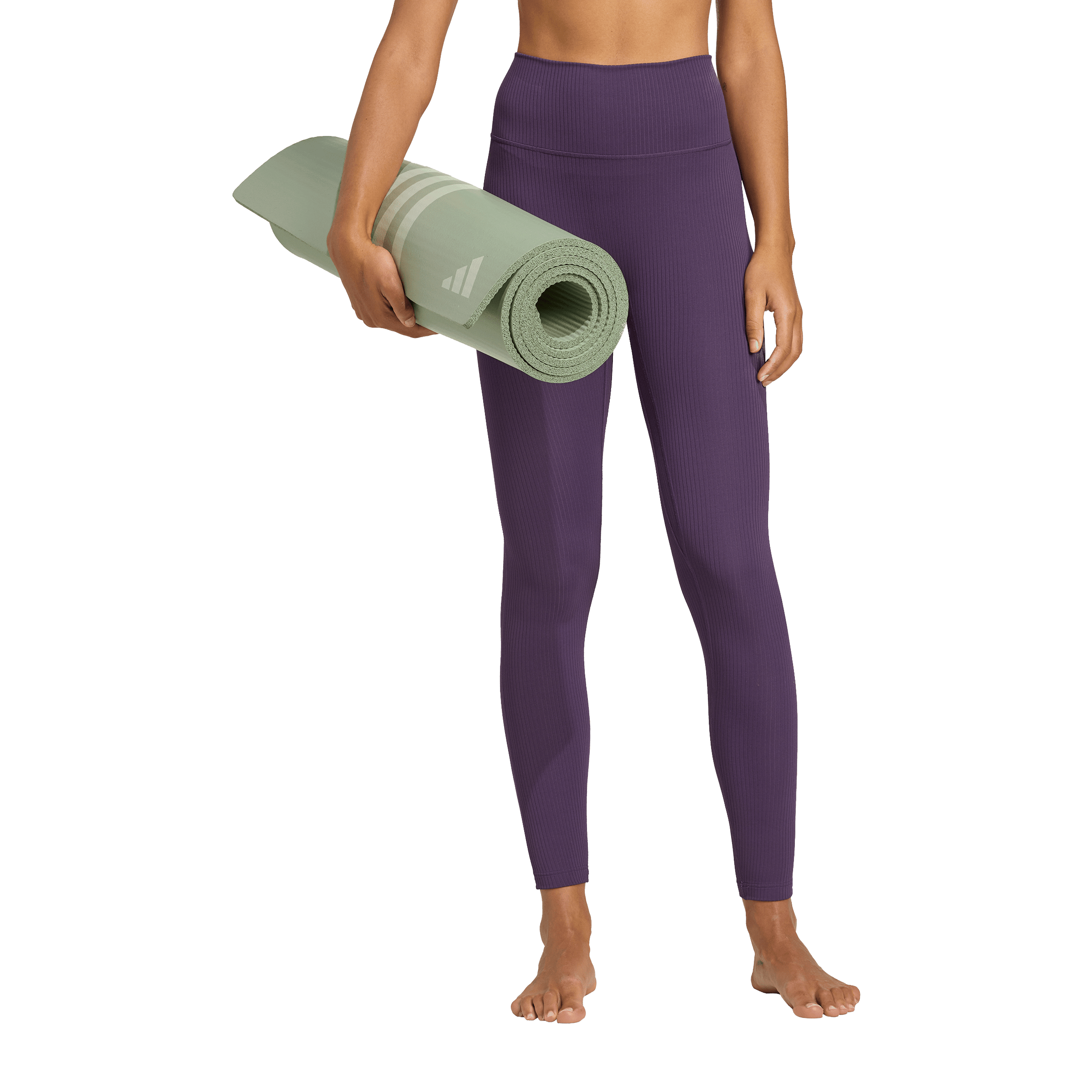 Womens adidas All Me Rib (7/8 length) Leggings