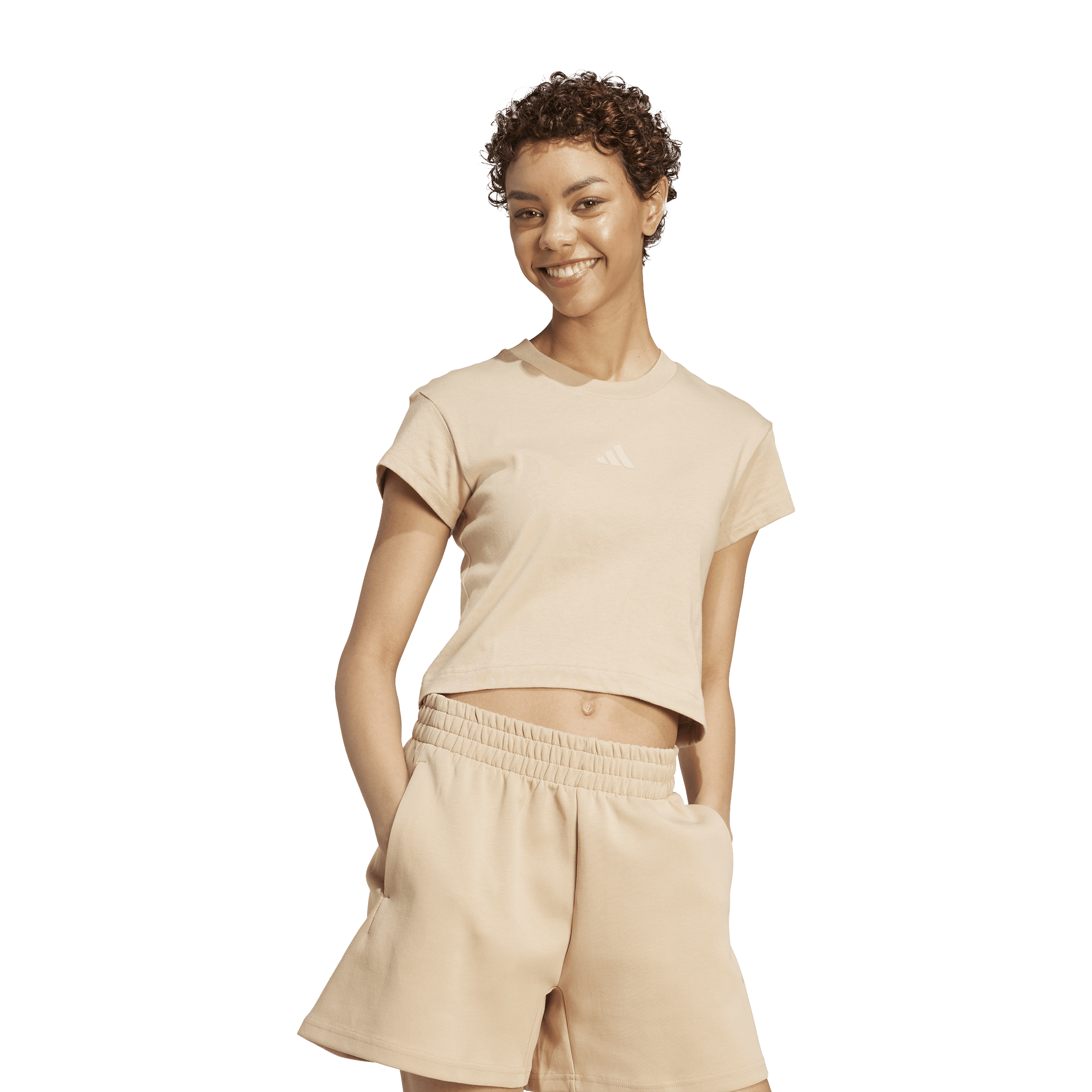 Womens adidas Future Icons (Small Logo) Baby Tee